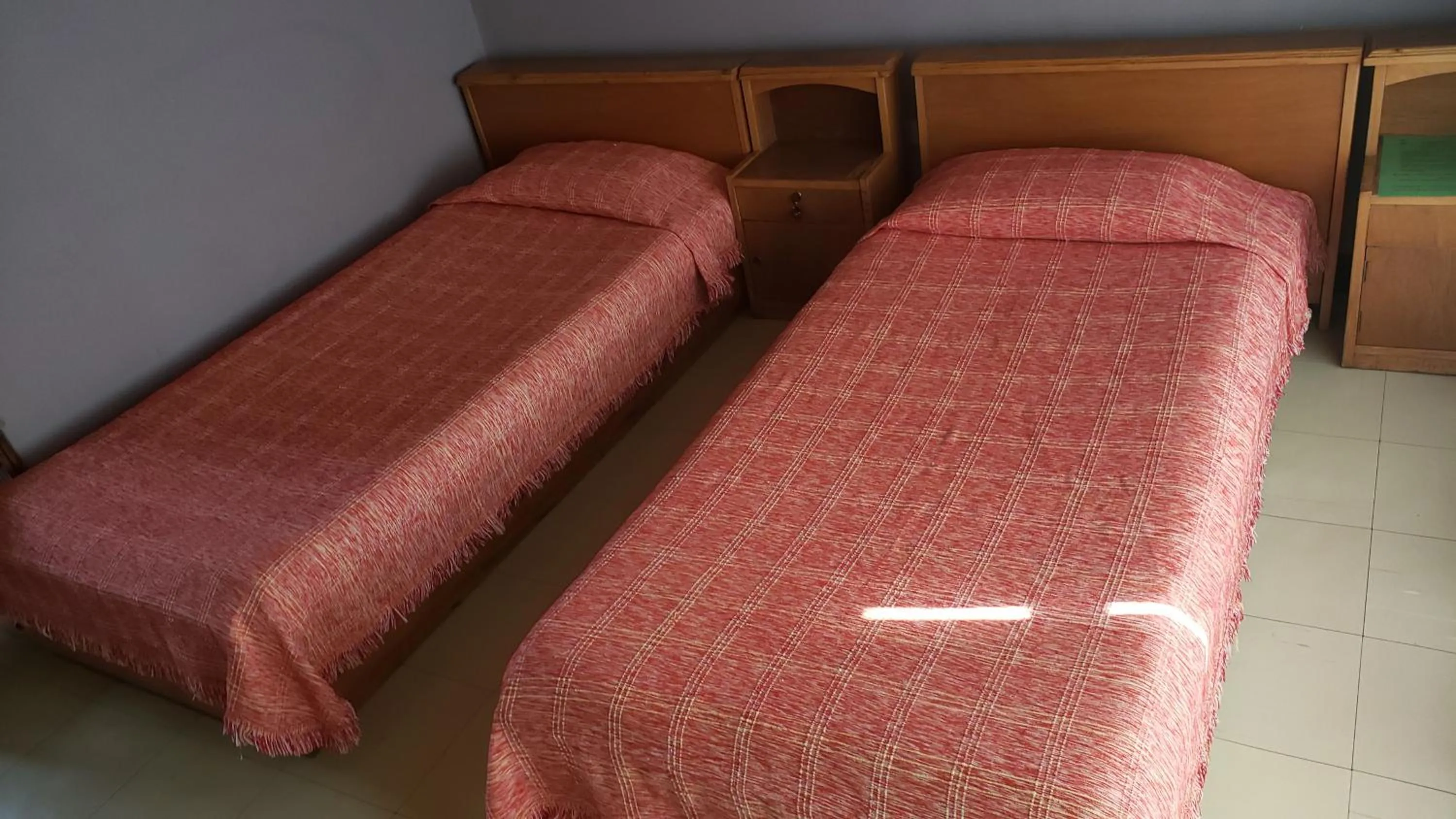 Bed in Jerusalem Hotel Lalibela