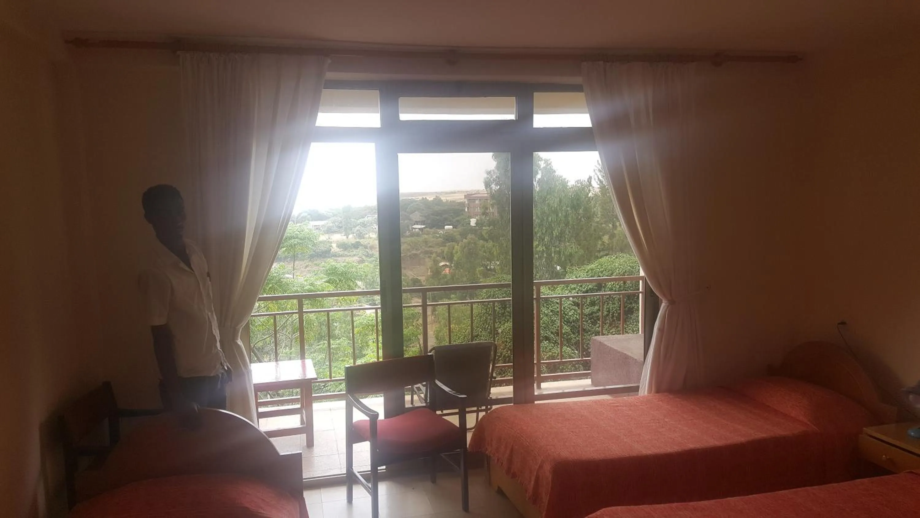 Bed in Jerusalem Hotel Lalibela