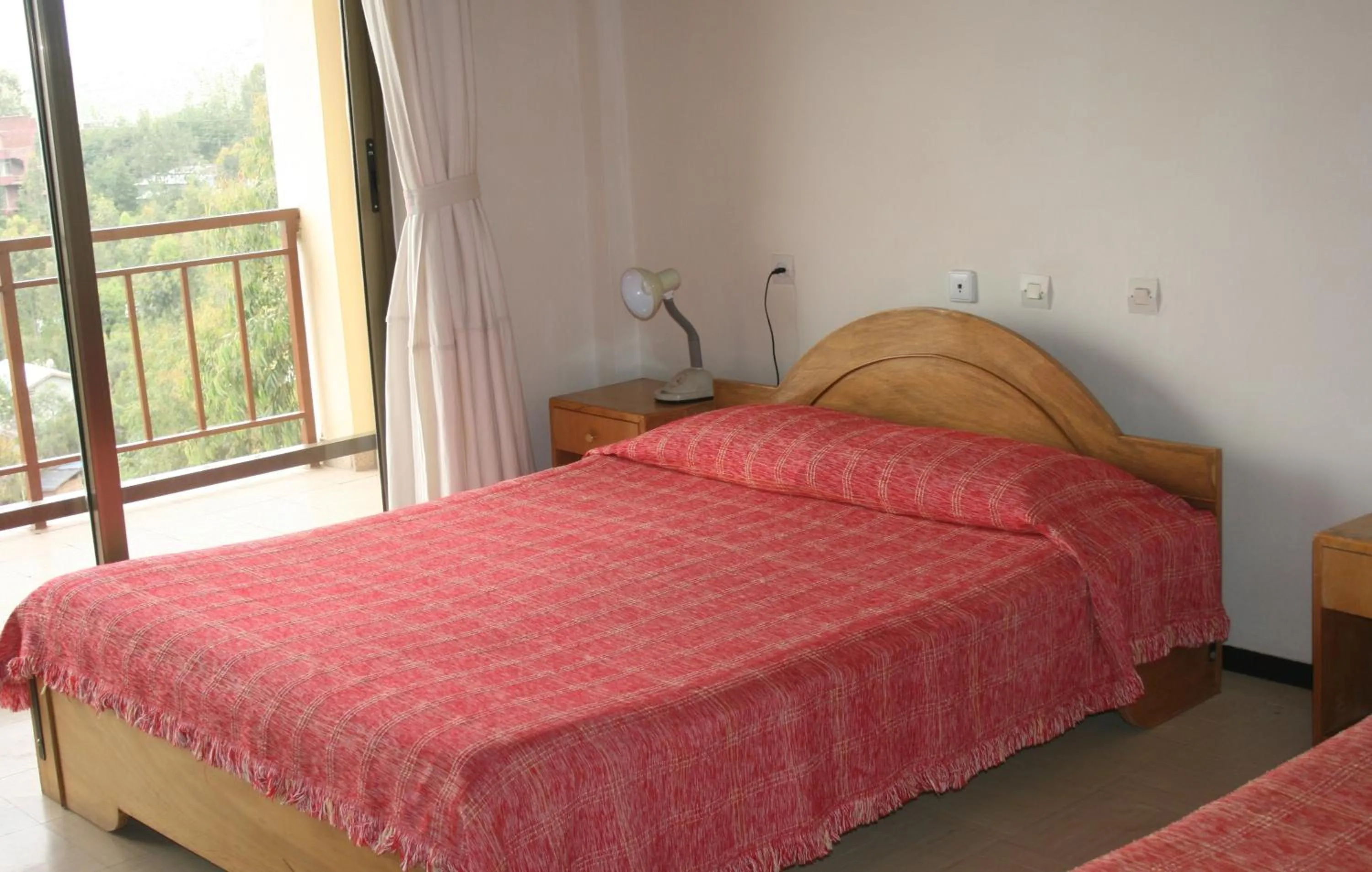 Bed in Jerusalem Hotel Lalibela