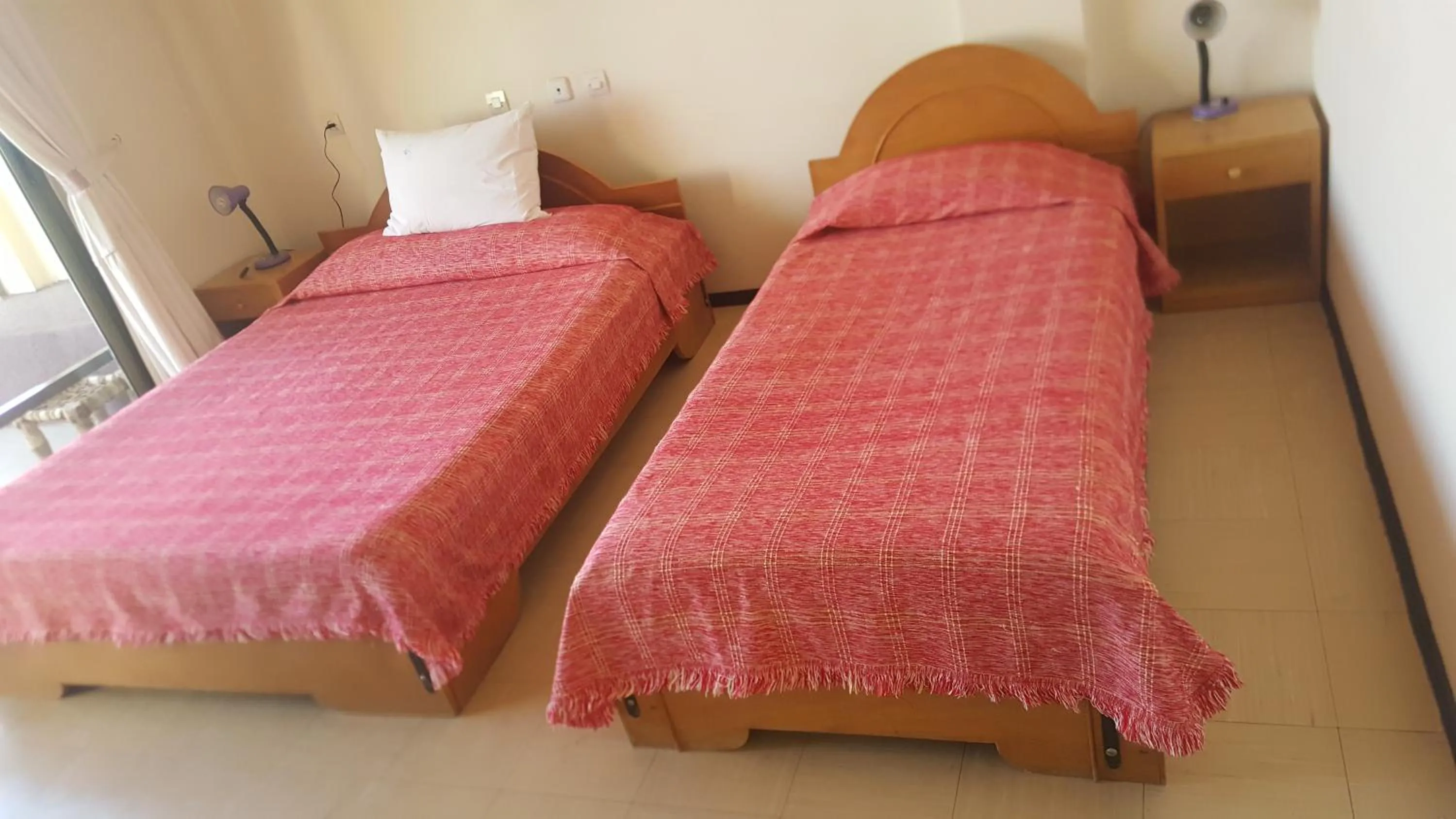 Bed in Jerusalem Hotel Lalibela