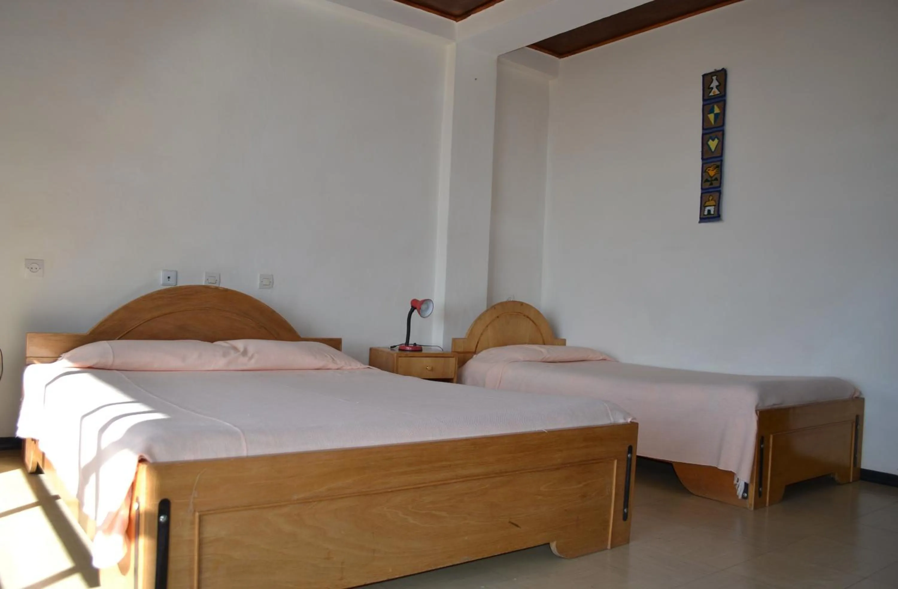 Bed in Jerusalem Hotel Lalibela