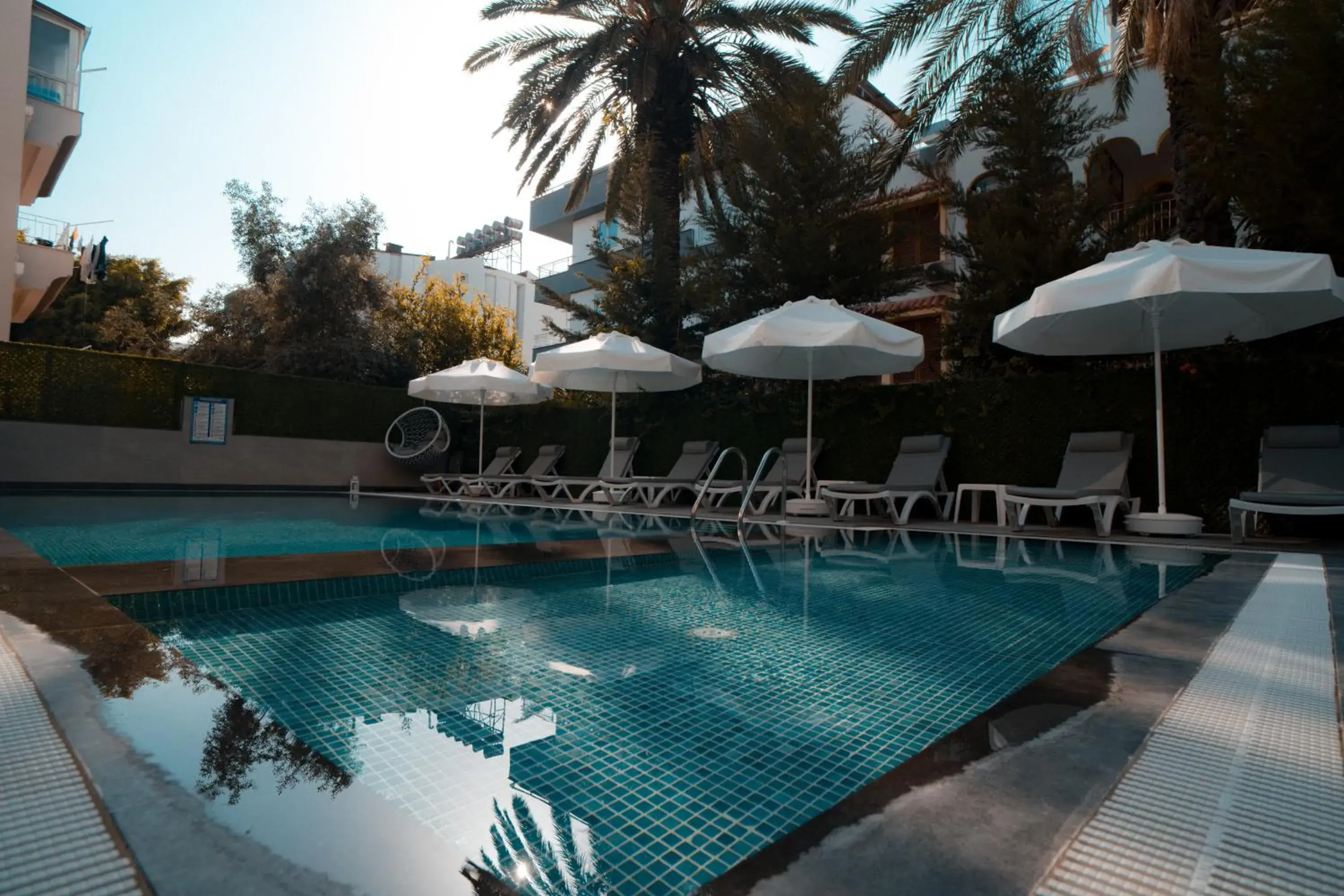 Pool view in Sam Hotel Pool view in Sam Hotel