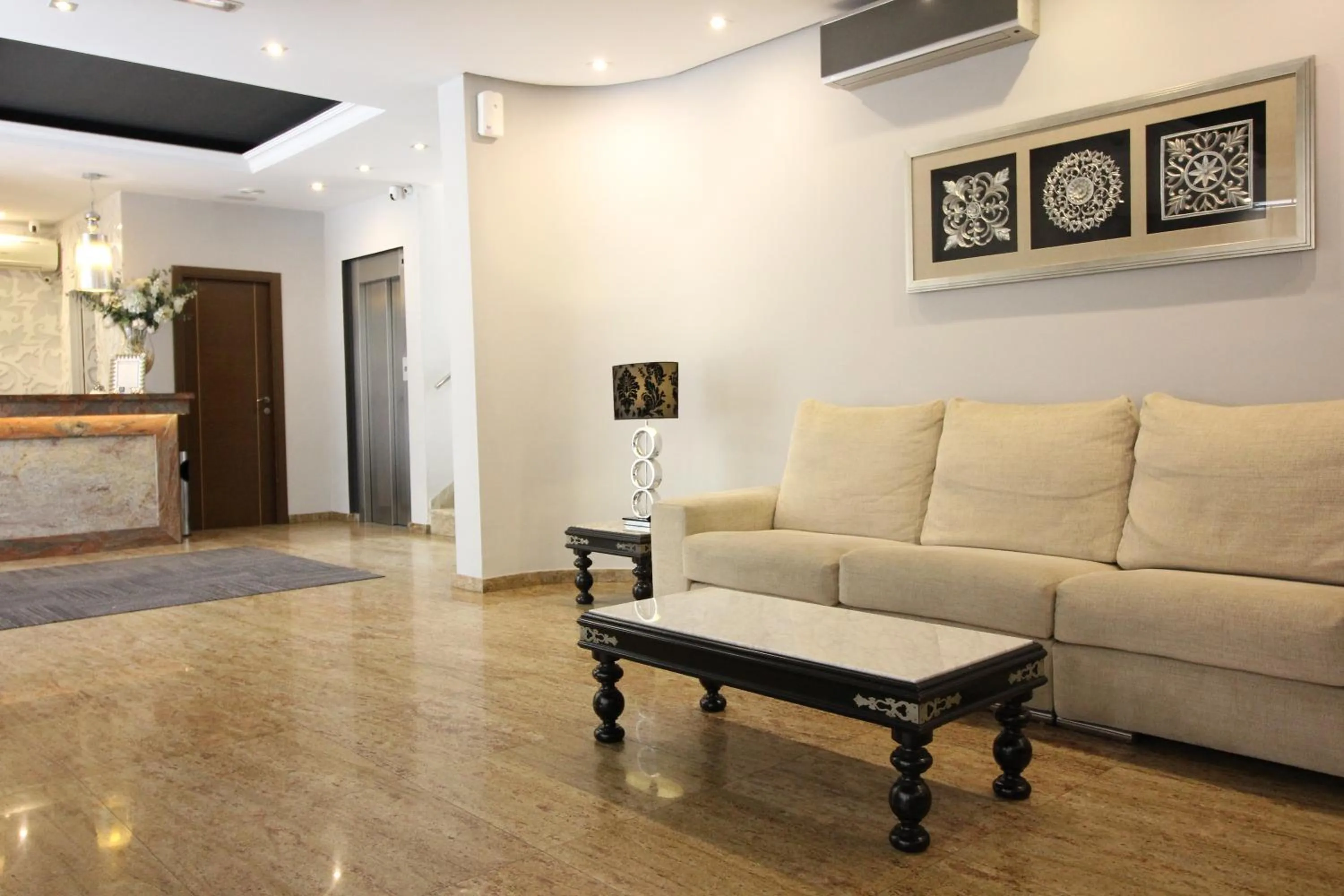 Living room in Hotel Venecia