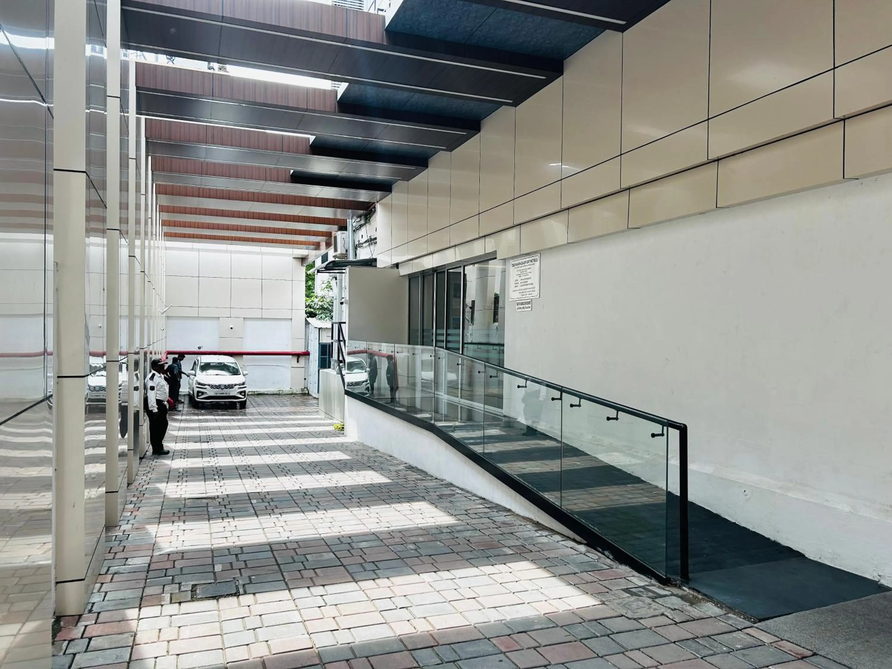 Facade/entrance in ZIBE Luxe Kakinada by GRT Hotels