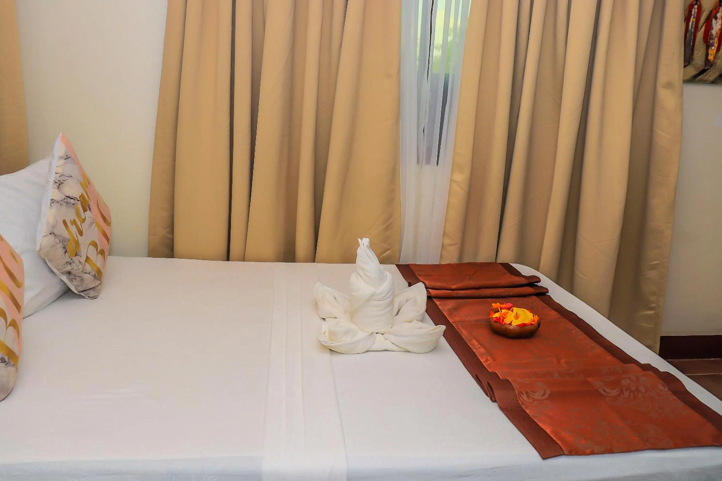Bed in Ananda Resort