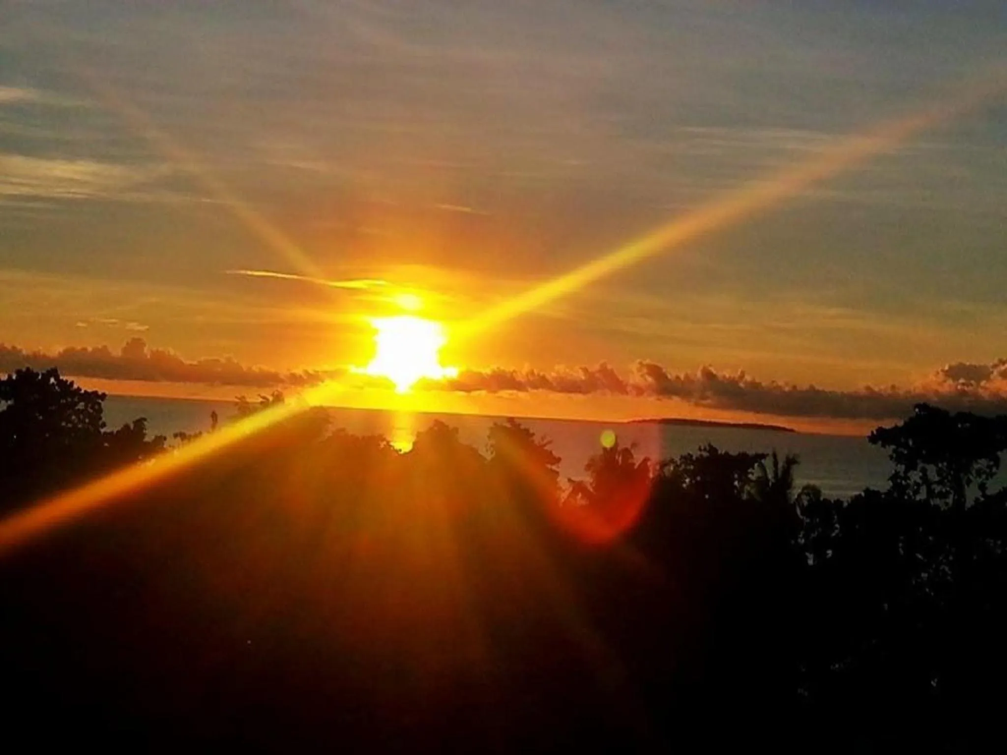 Sunset in Ananda Resort