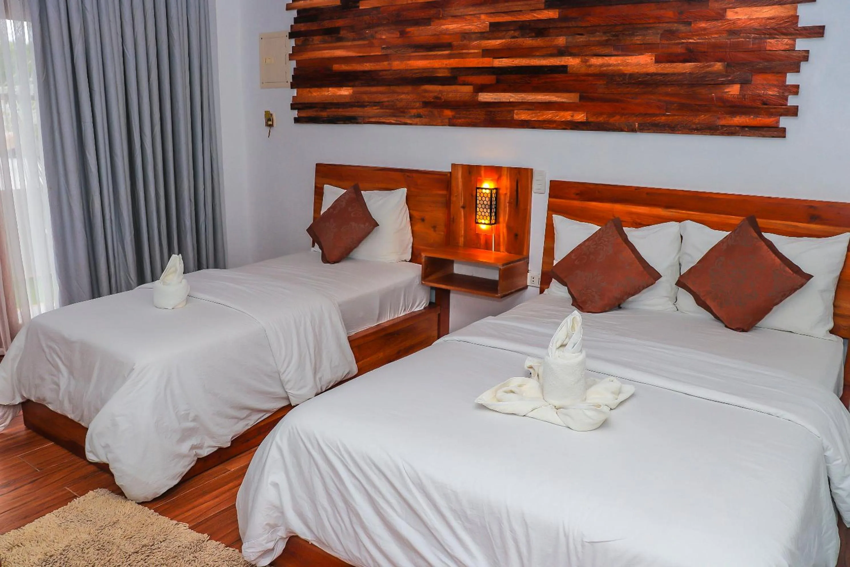 Bed in Ananda Resort