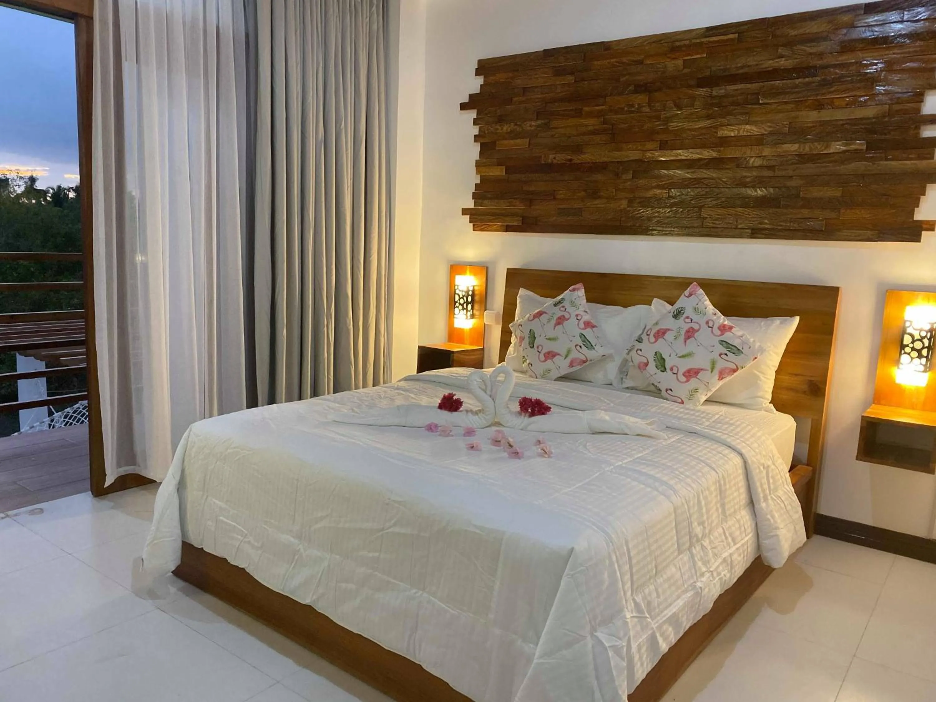 Bed in Ananda Resort
