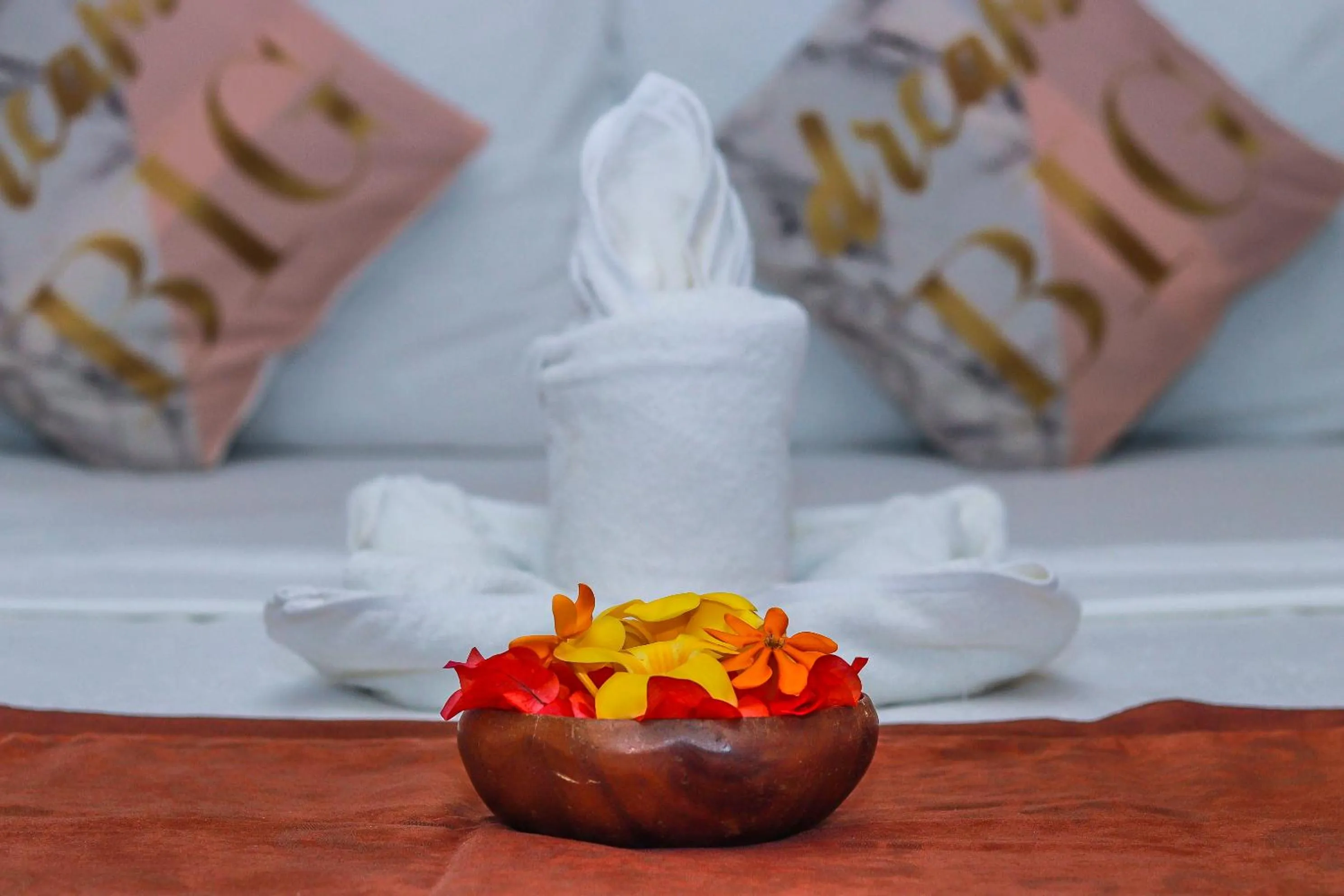 Bed in Ananda Resort