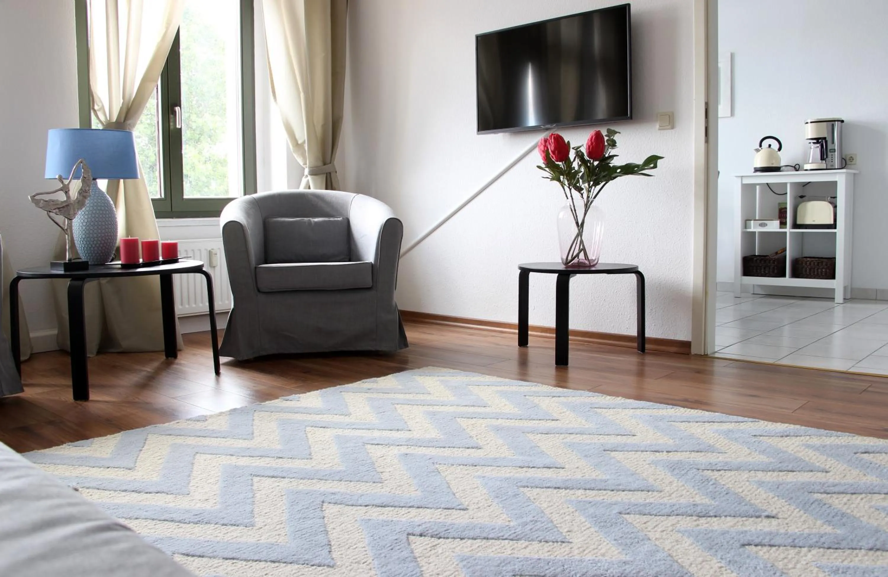 Living room in Leon Apartments