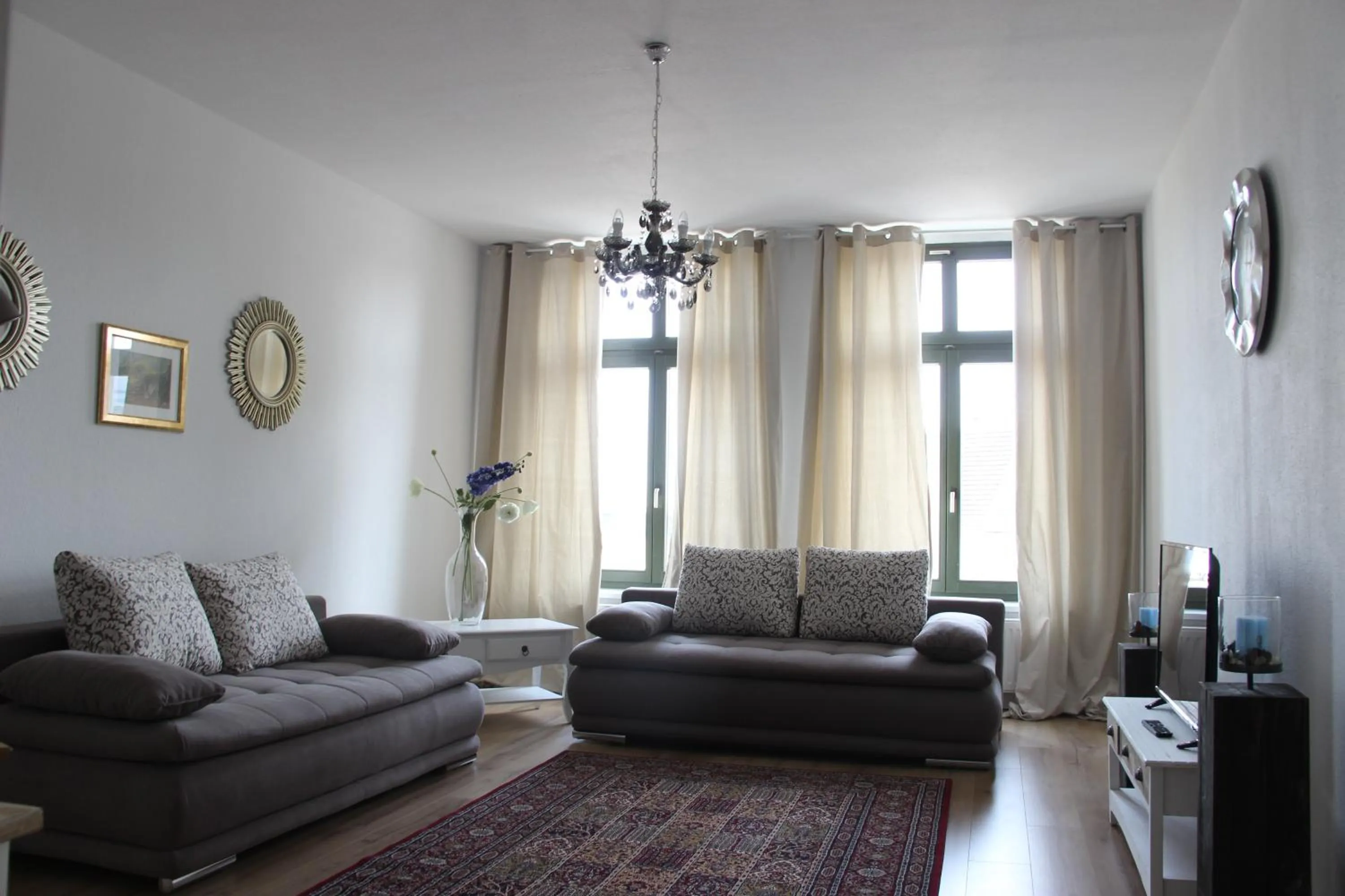 Living room in Leon Apartments