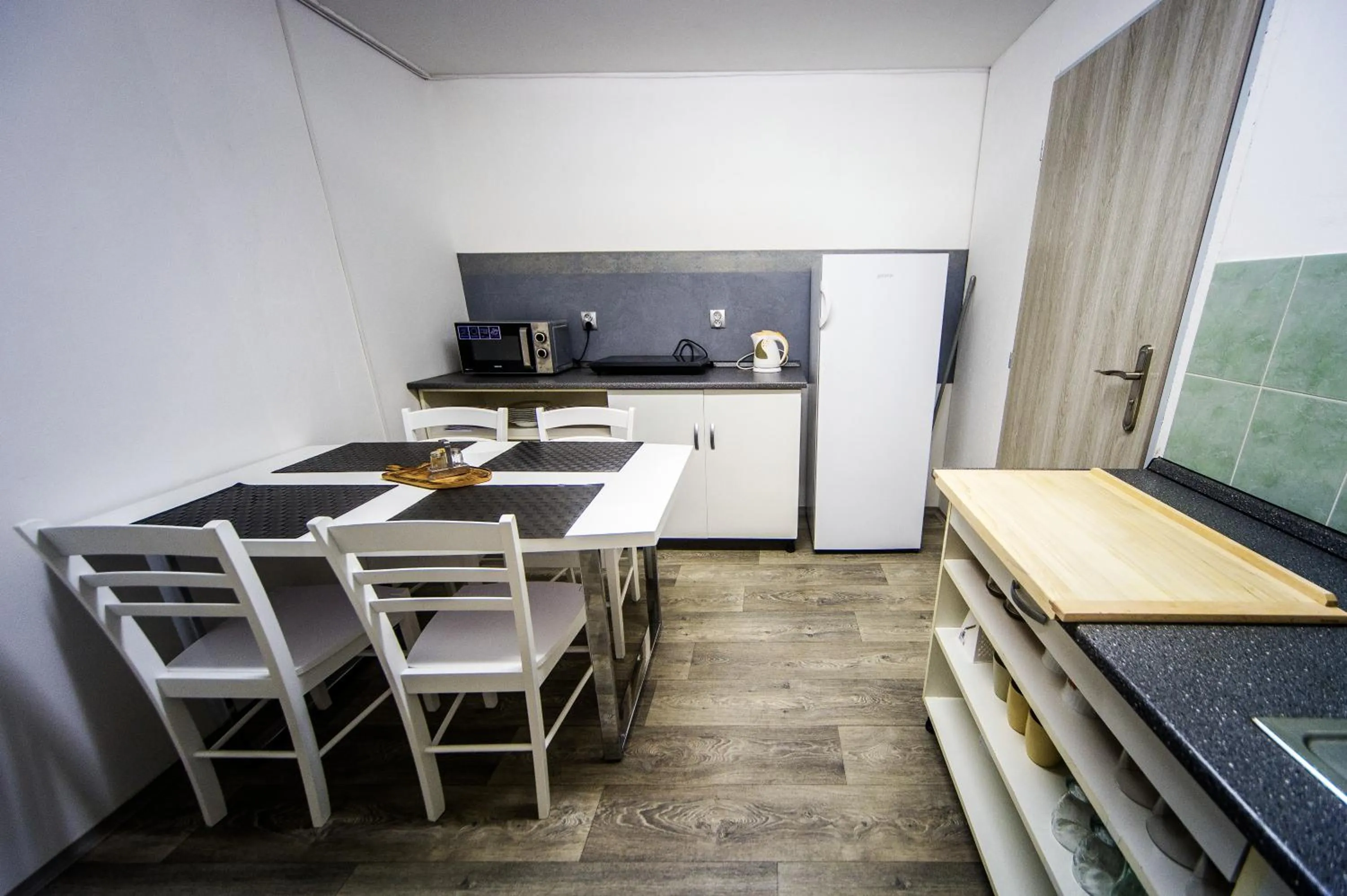 Communal kitchen in Penzion Habrovická Bašta