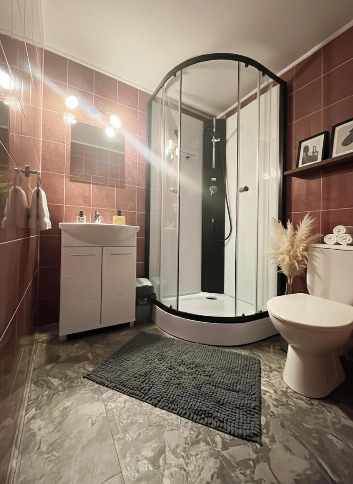 Shower in Penzion Habrovická Bašta