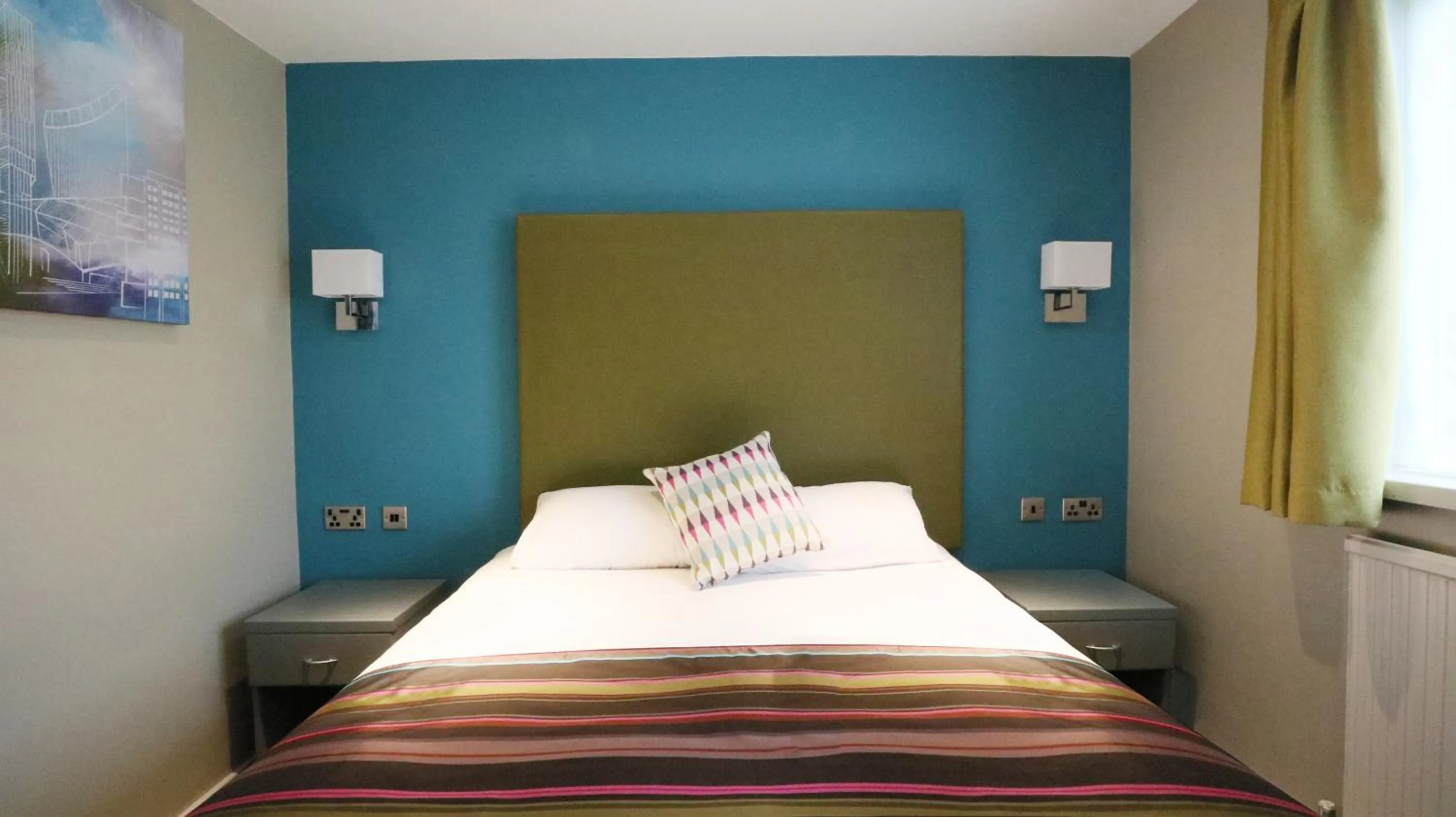 Bed in The Victoria Hotel Manchester by Compass Hospitality