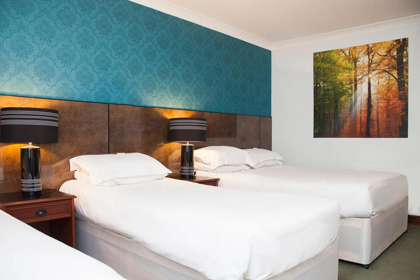 Bed in The Victoria Hotel Manchester by Compass Hospitality