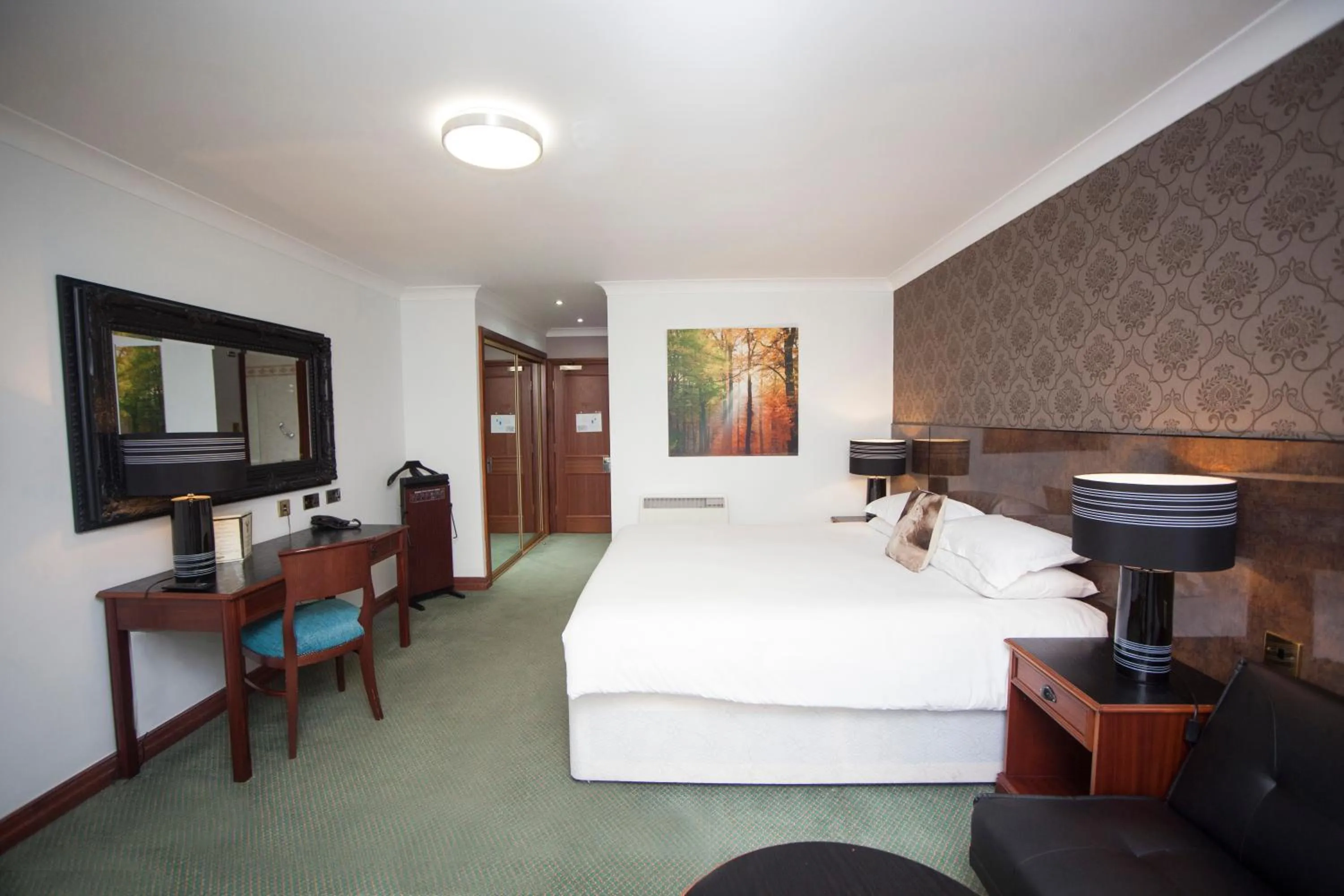 Bedroom in The Victoria Hotel Manchester by Compass Hospitality