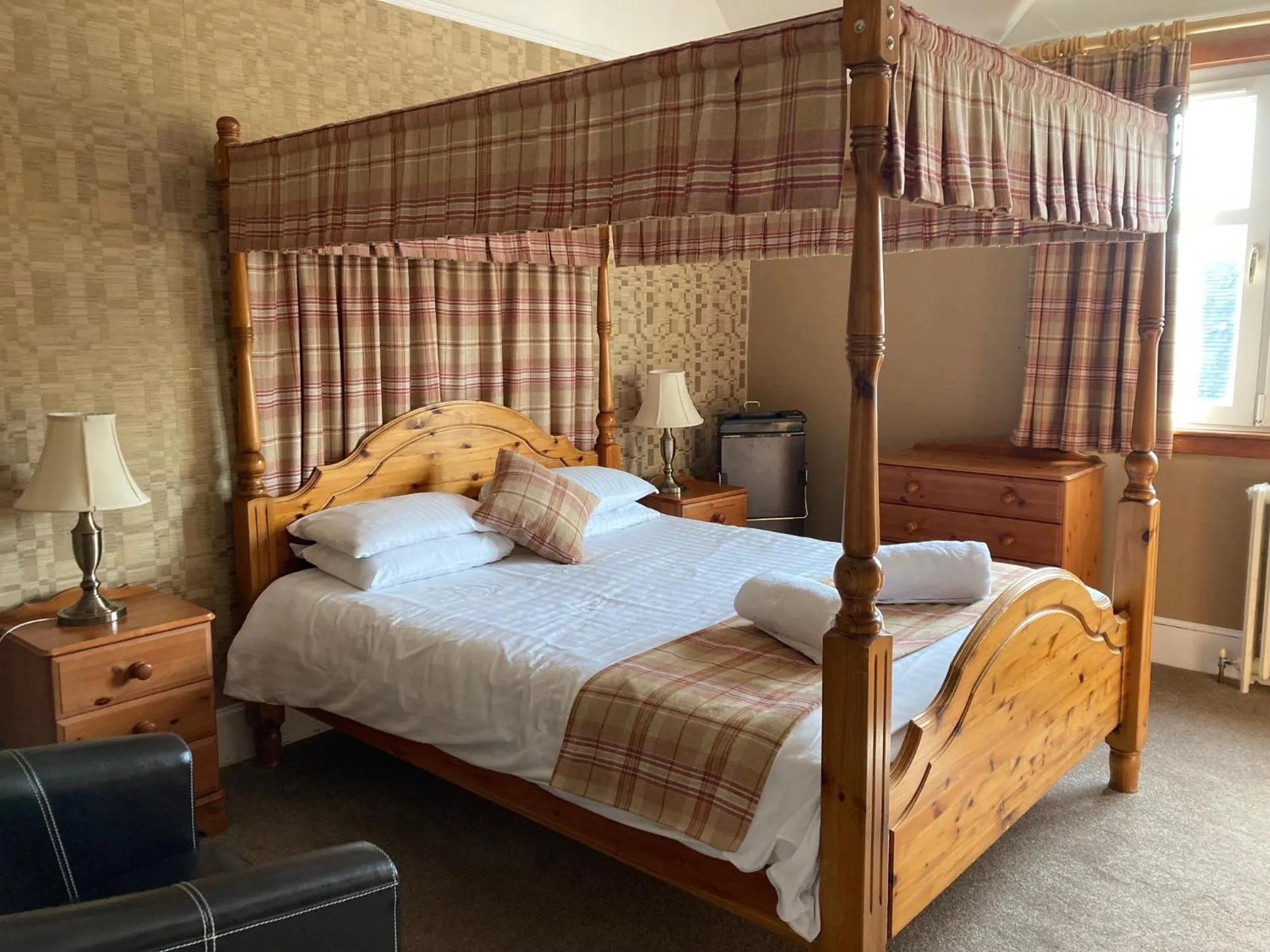 Bedroom, Bed in The Panmure Arms Hotel