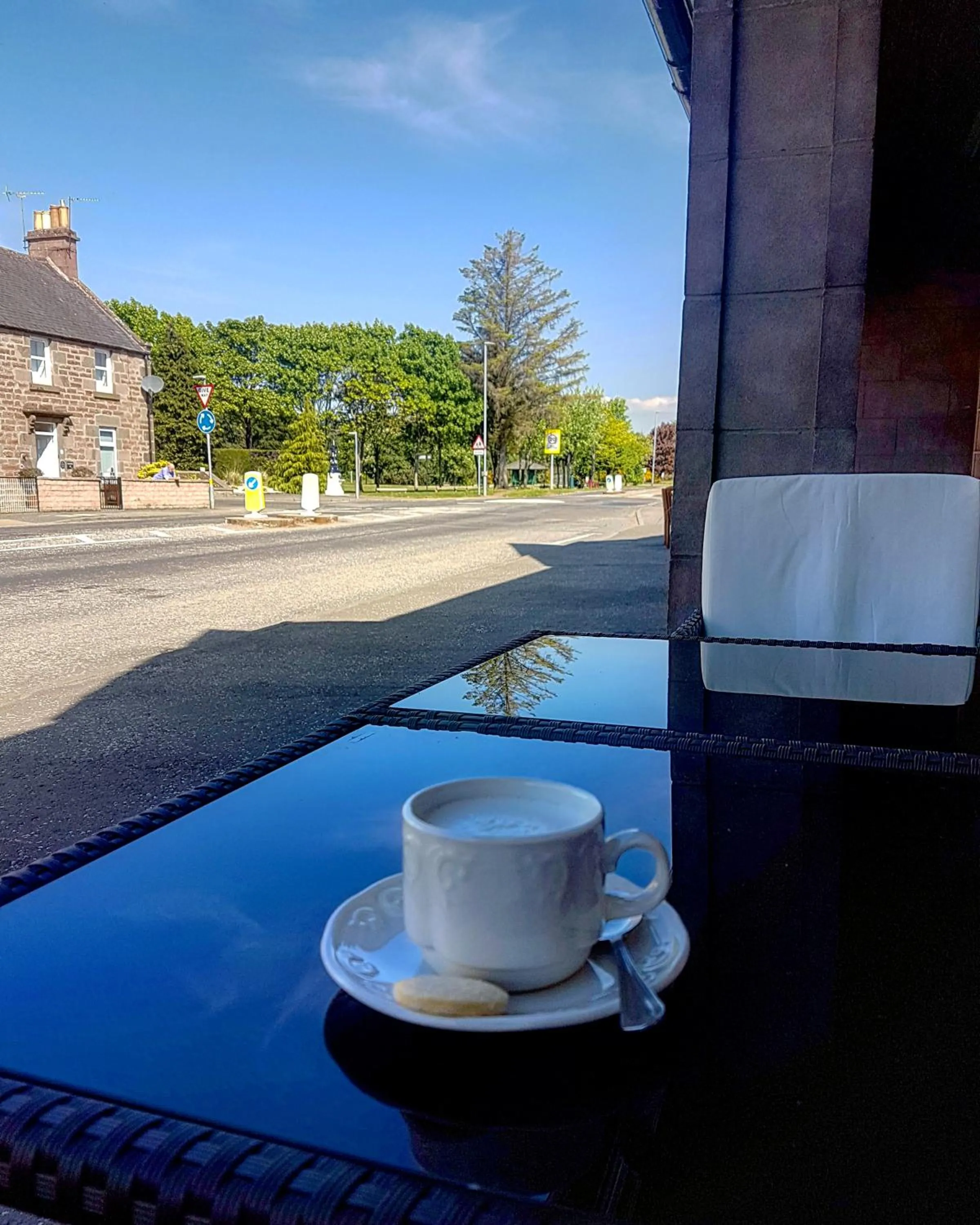 Patio in The Panmure Arms Hotel