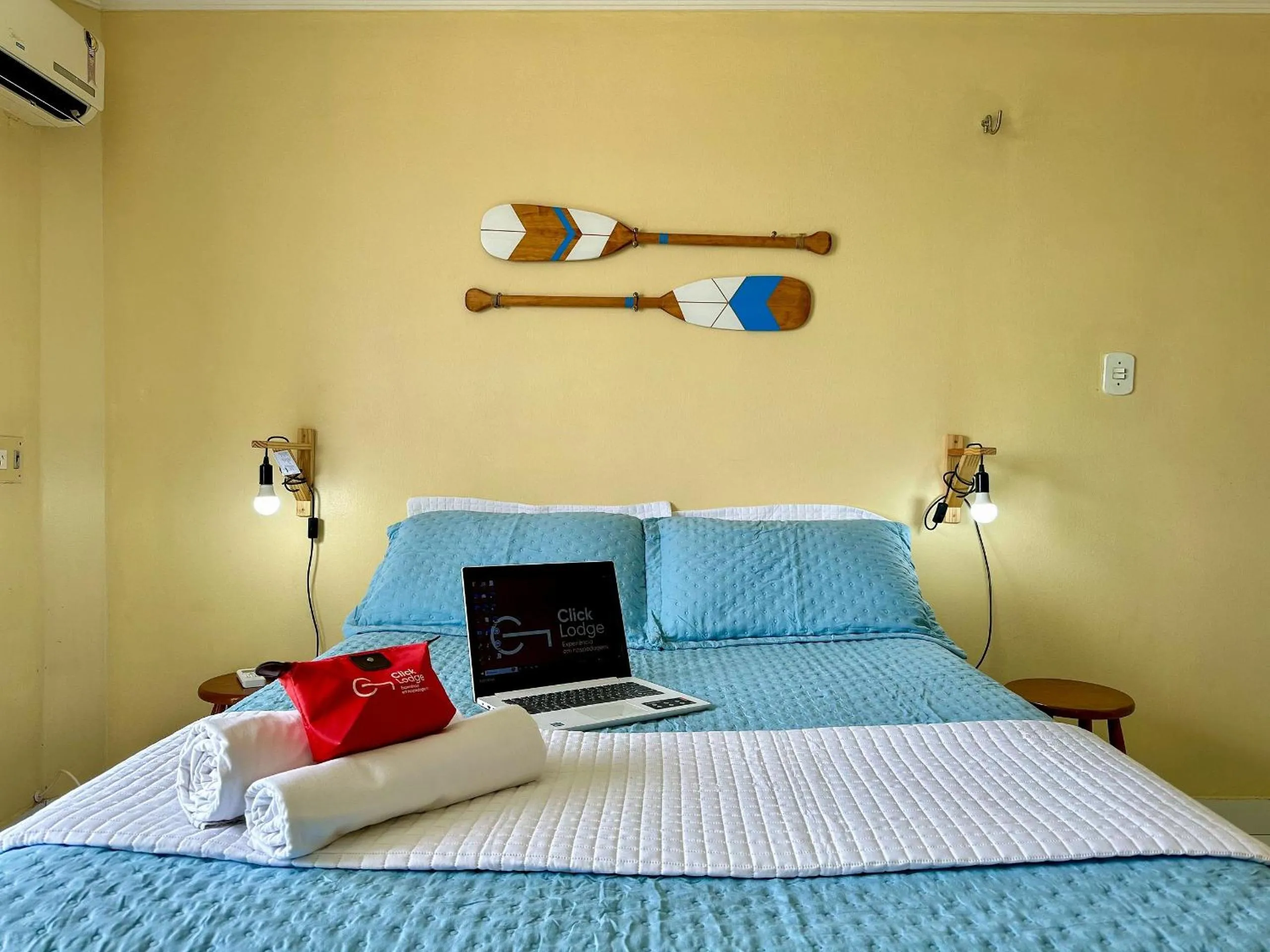Bed in (304) Vista Mar na Praia da Litorânea