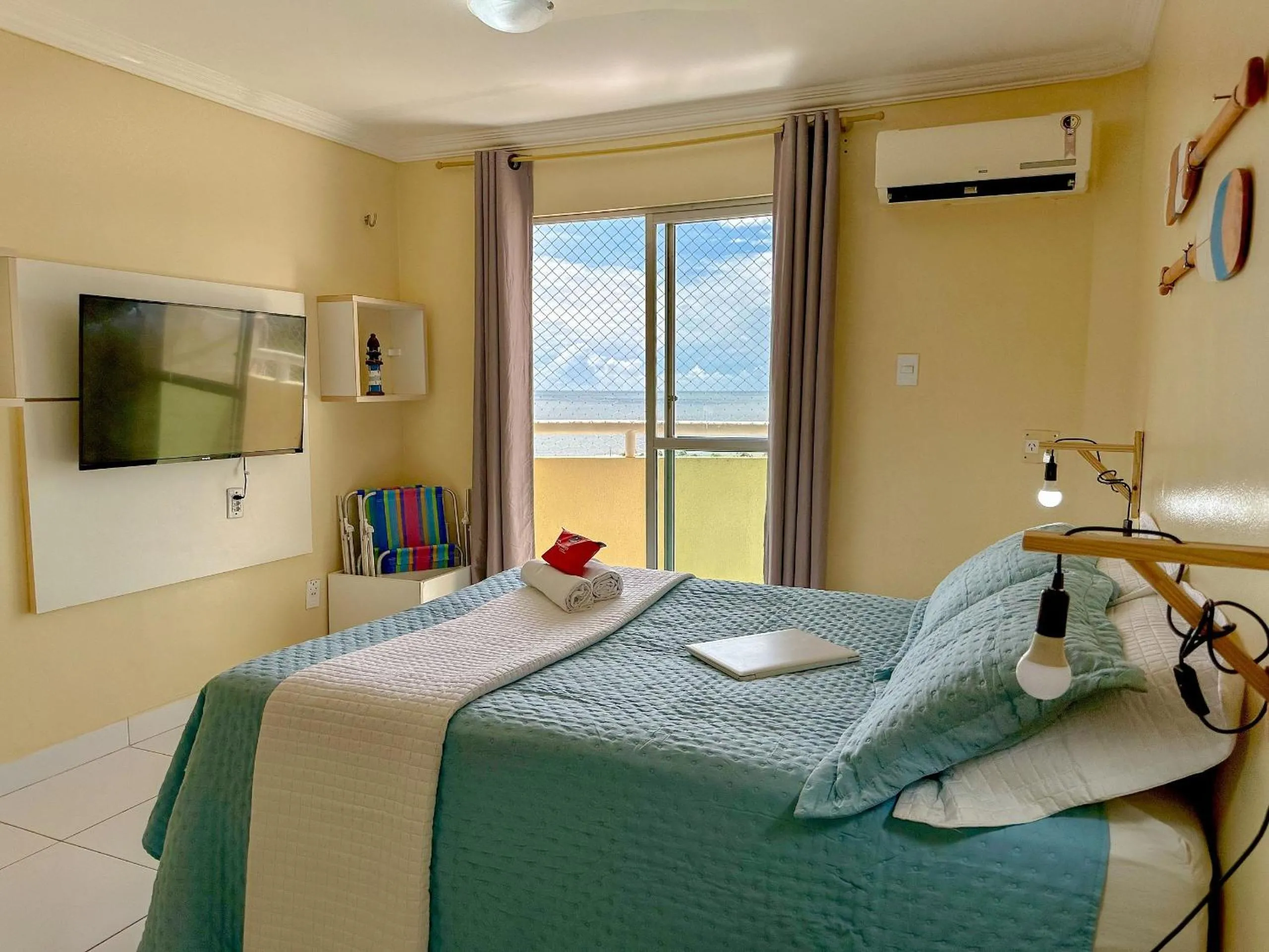 Bed in (304) Vista Mar na Praia da Litorânea