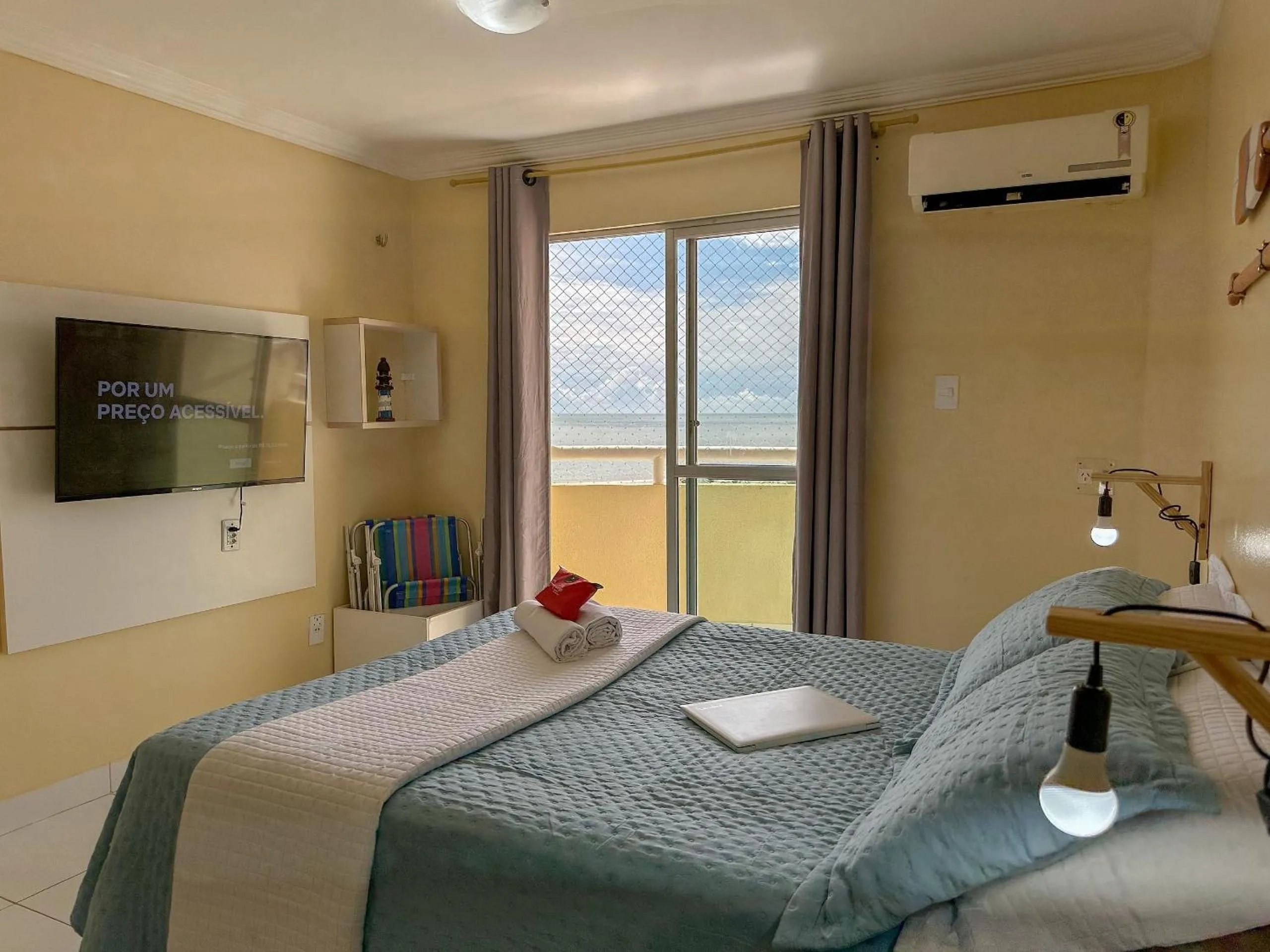 Bed in (304) Vista Mar na Praia da Litorânea