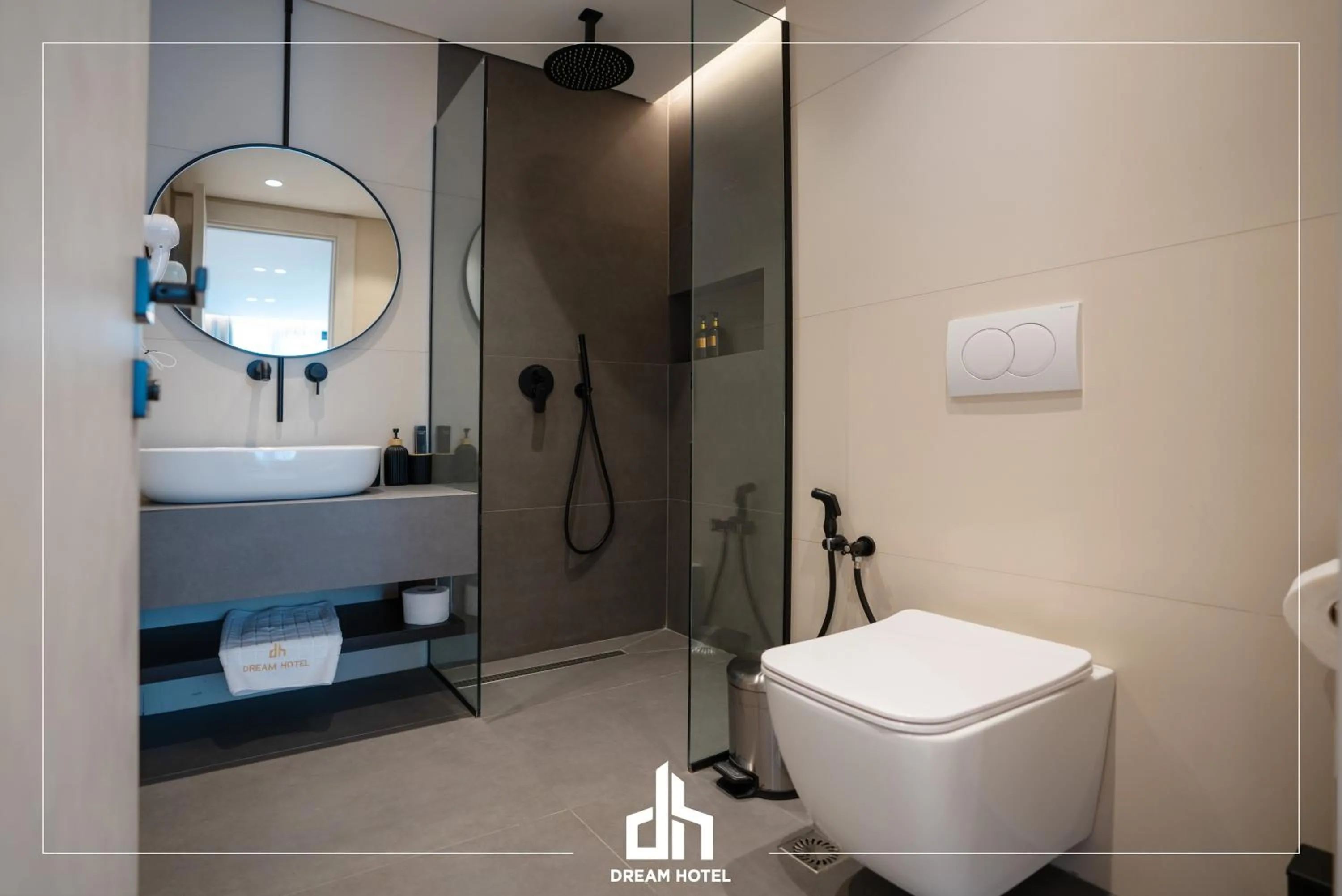 Bathroom in DREAM HOTEL SARANDA