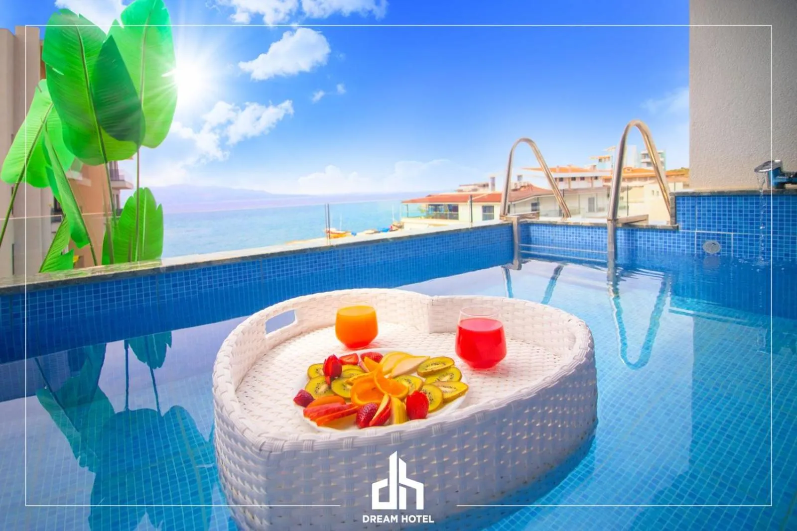 Pool view in DREAM HOTEL SARANDA
