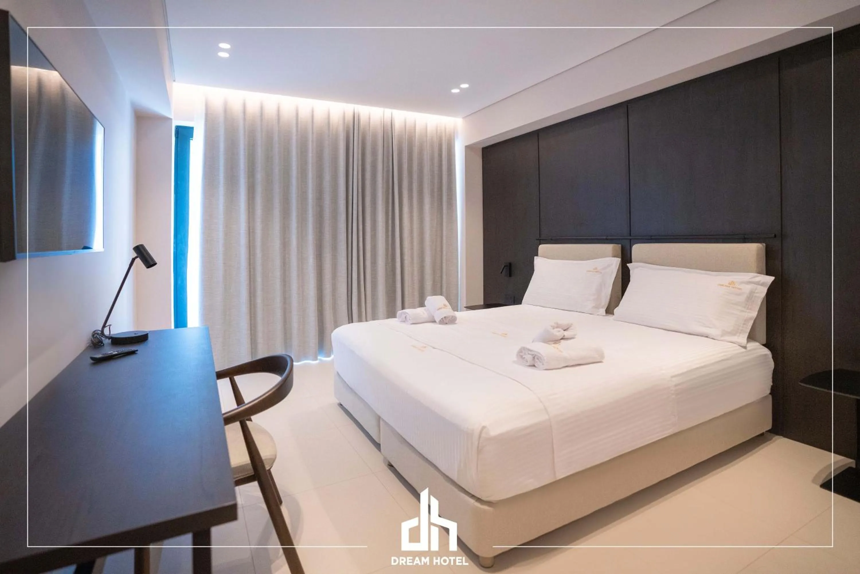 Photo of the whole room, Bed in DREAM HOTEL SARANDA