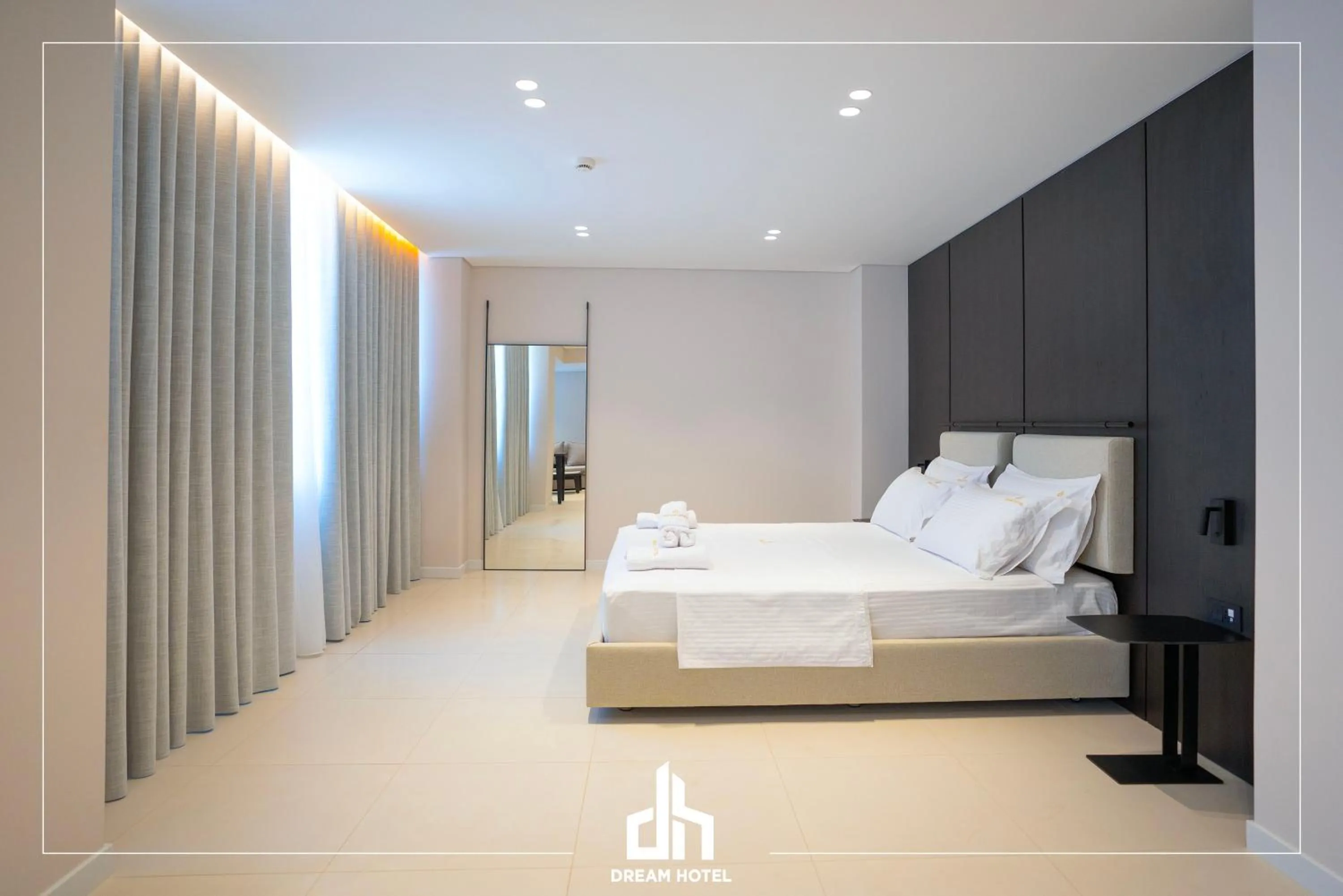 Photo of the whole room, Bed in DREAM HOTEL SARANDA