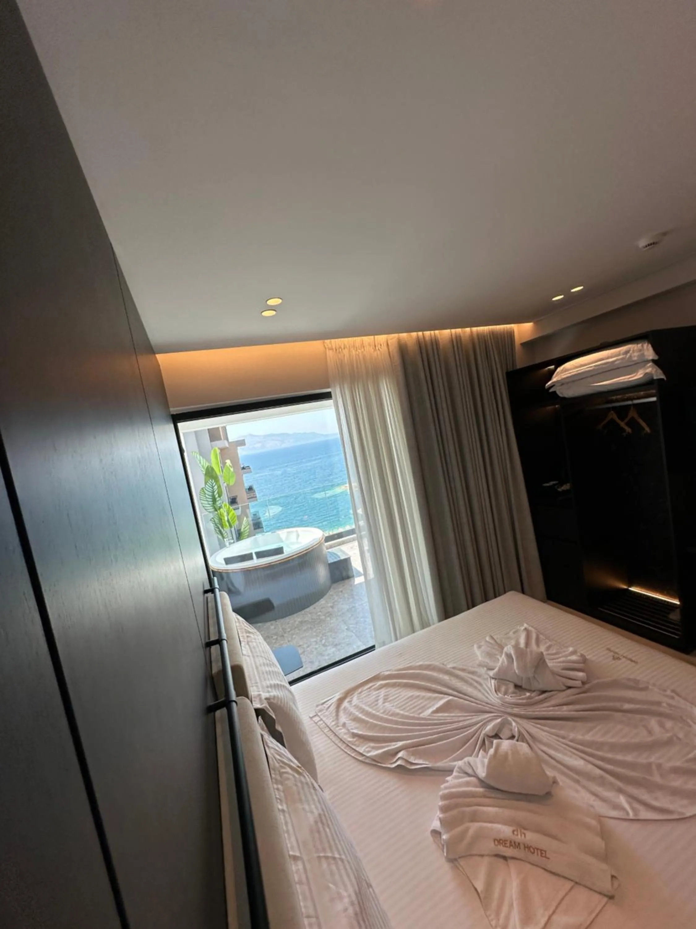 Photo of the whole room, Bed in DREAM HOTEL SARANDA