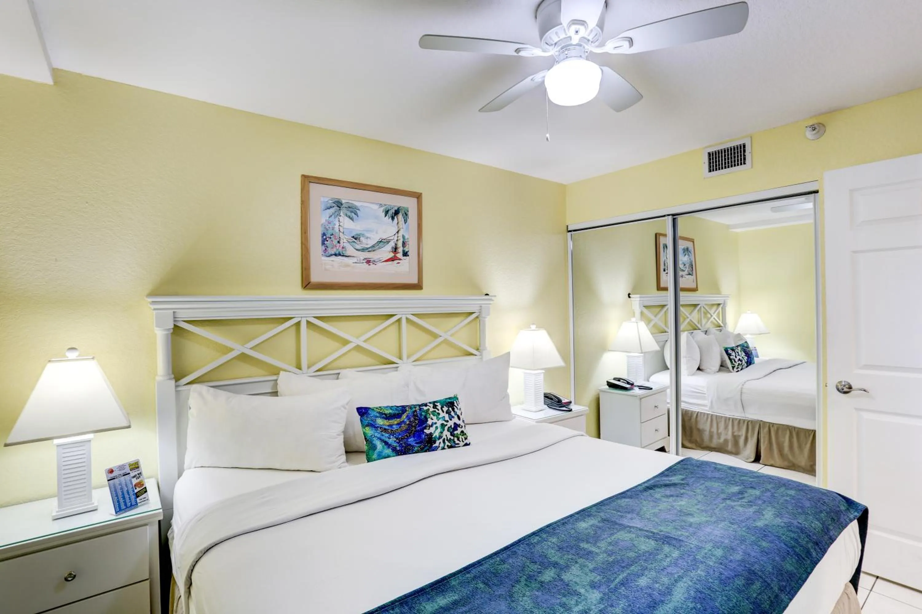 Bed in South Beach Condo Hotel by Travel Resort Services, Inc.