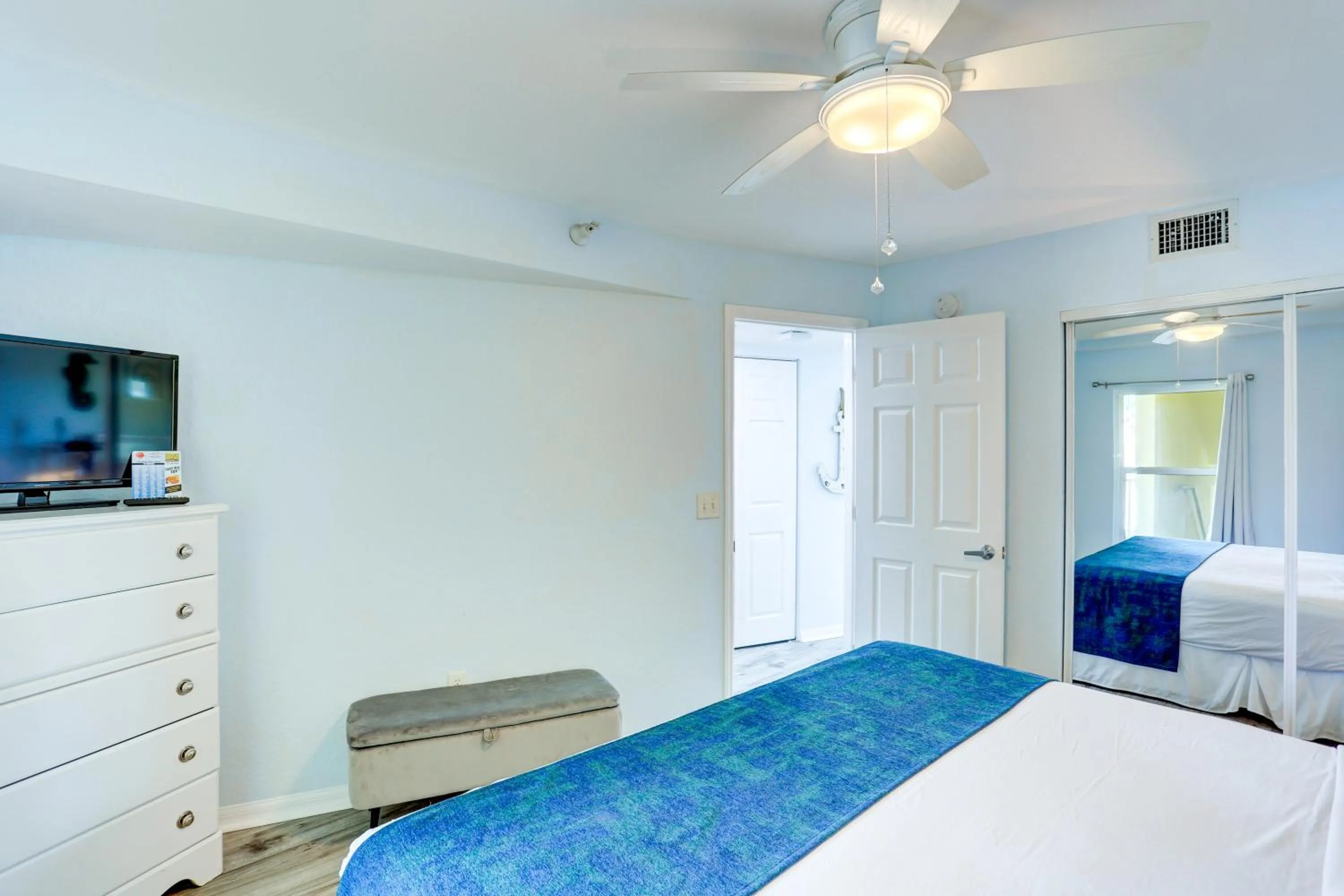 Bed in South Beach Condo Hotel by Travel Resort Services, Inc.