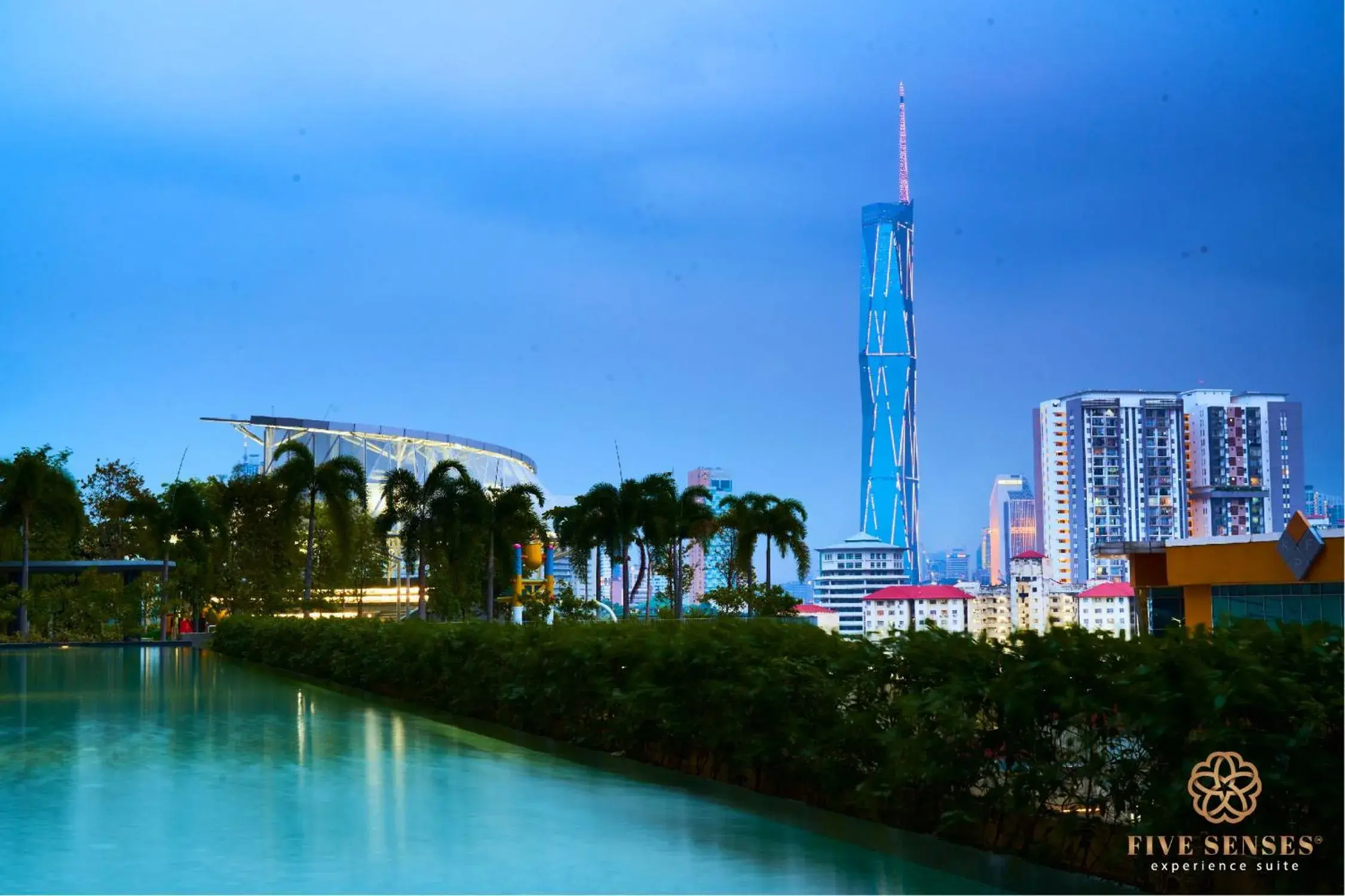 Pool view in Trion One Suites Kuala Lumpur by Five Senses Pool view in Trion One Suites Kuala Lumpur by Five Senses