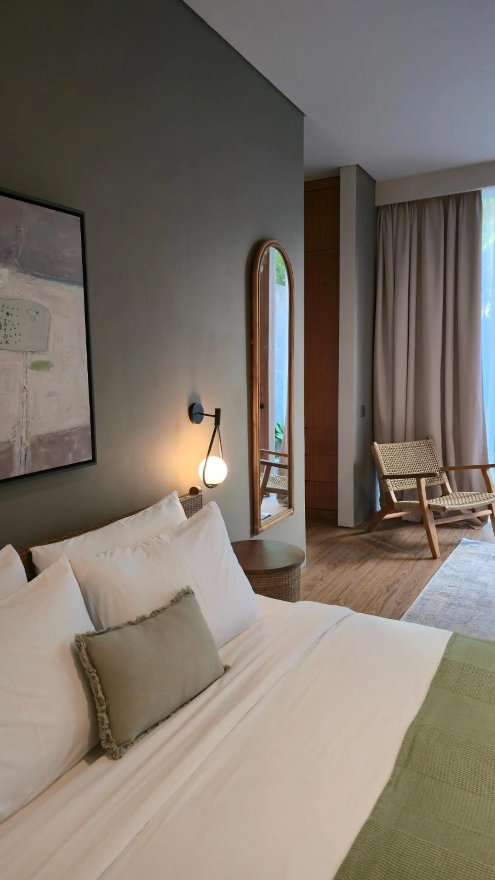 Bed in Pulang Villas Private Pool, Pererenan