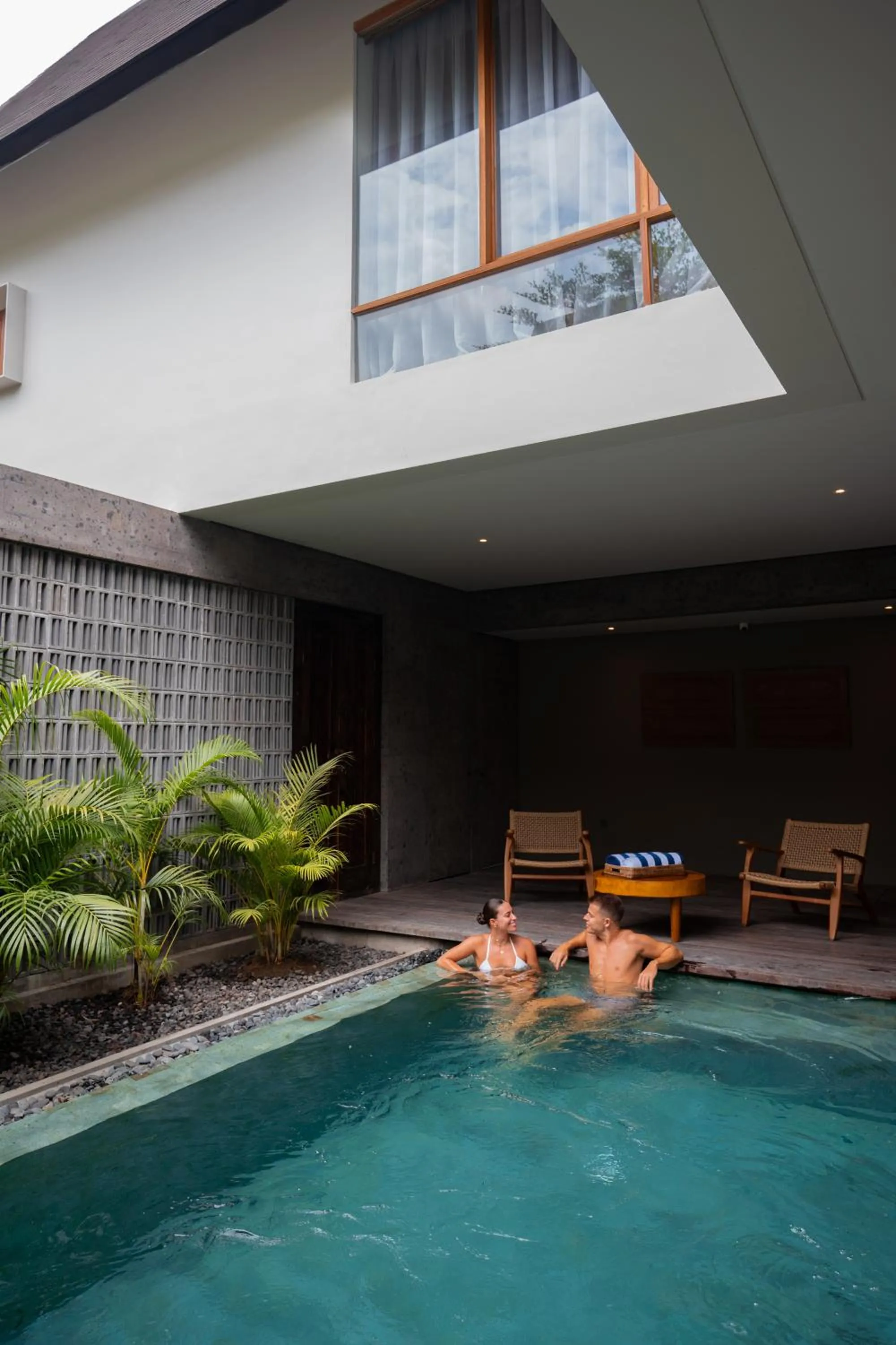 Swimming pool in Pulang Villas Pererenan by Nakula