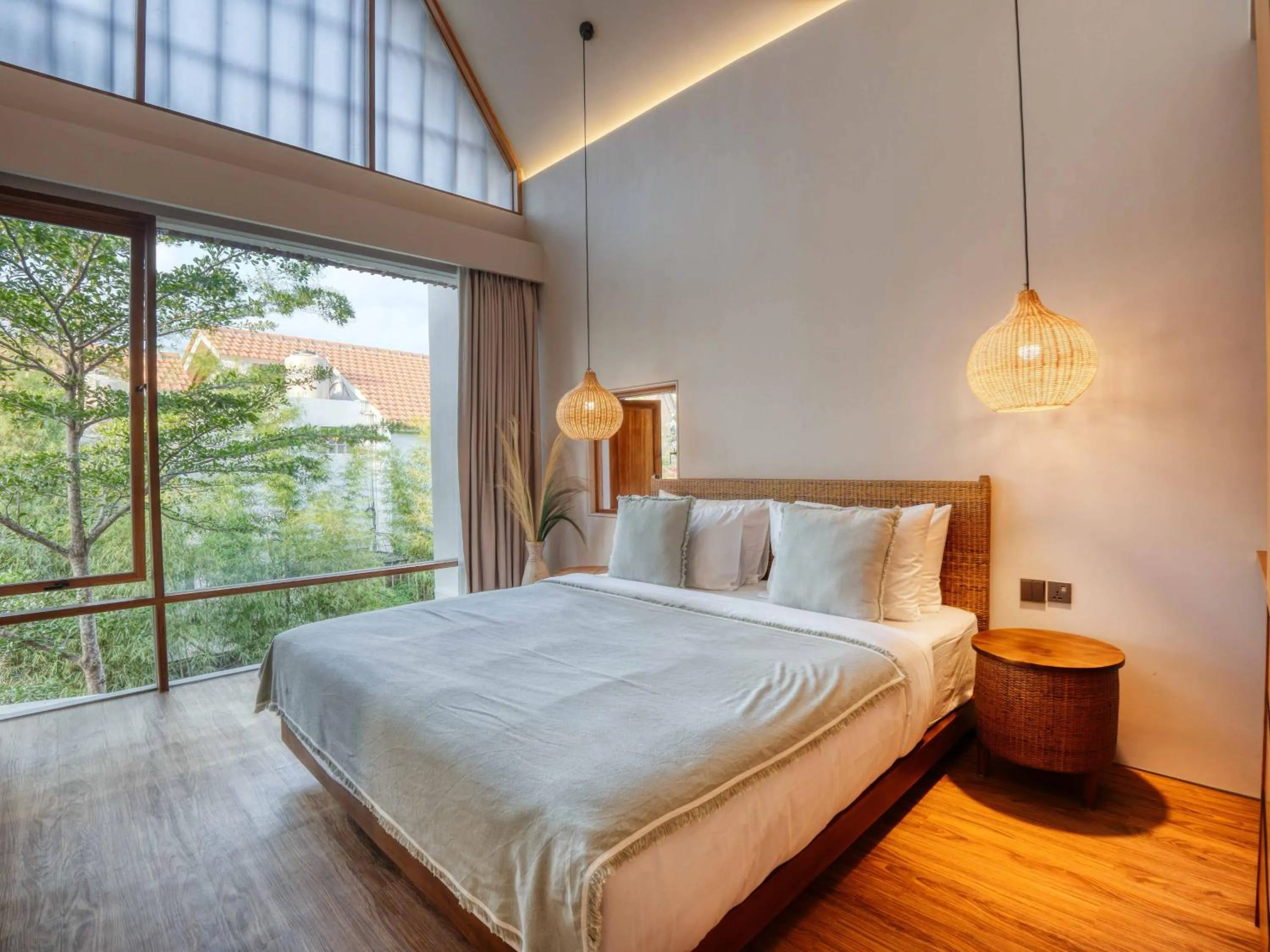 Bed in Pulang Villas Private Pool, Pererenan