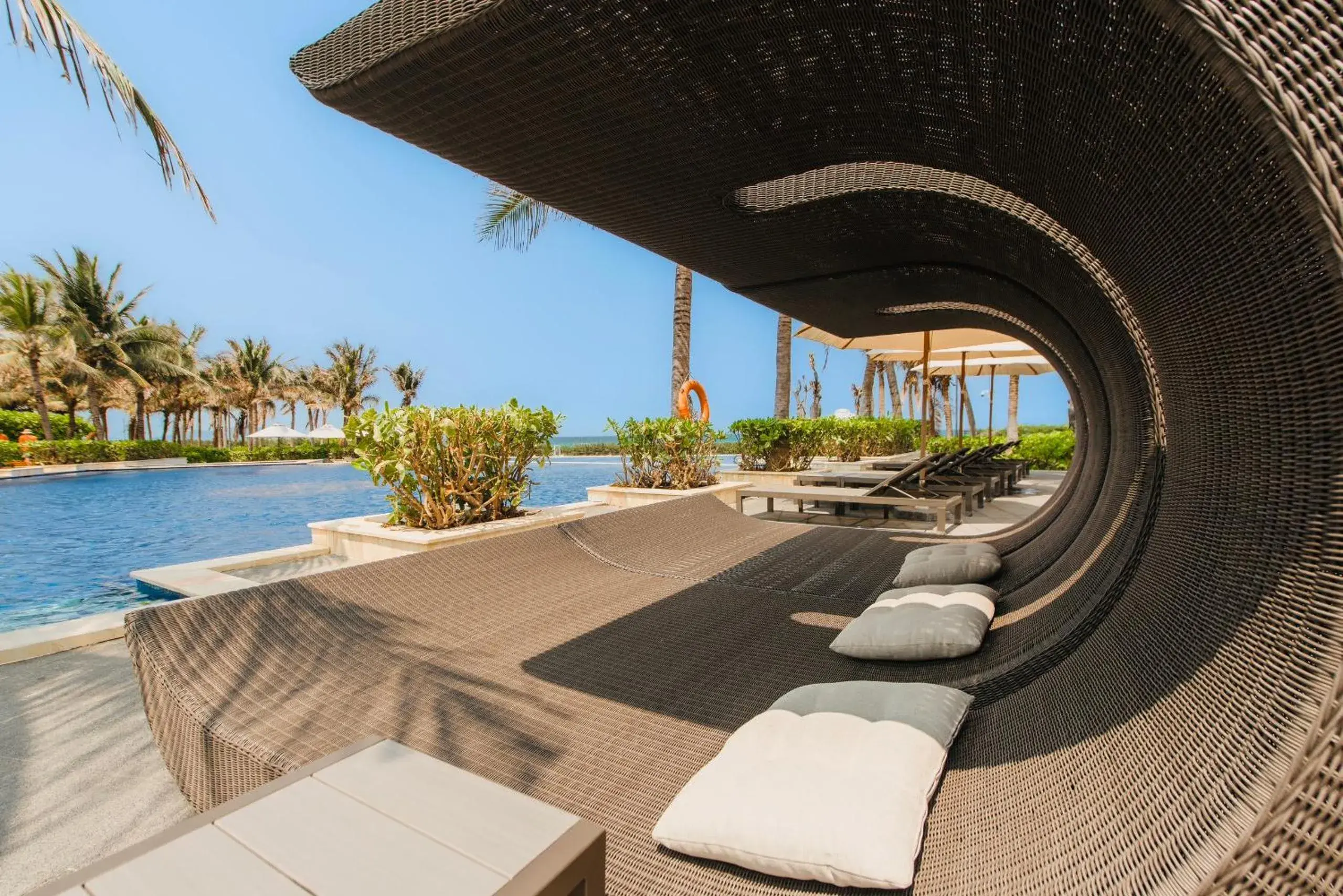 Swimming pool in Seascape Villas In Long Beach Cam Ranh Swimming pool in Seascape Villas In Long Beach Cam Ranh