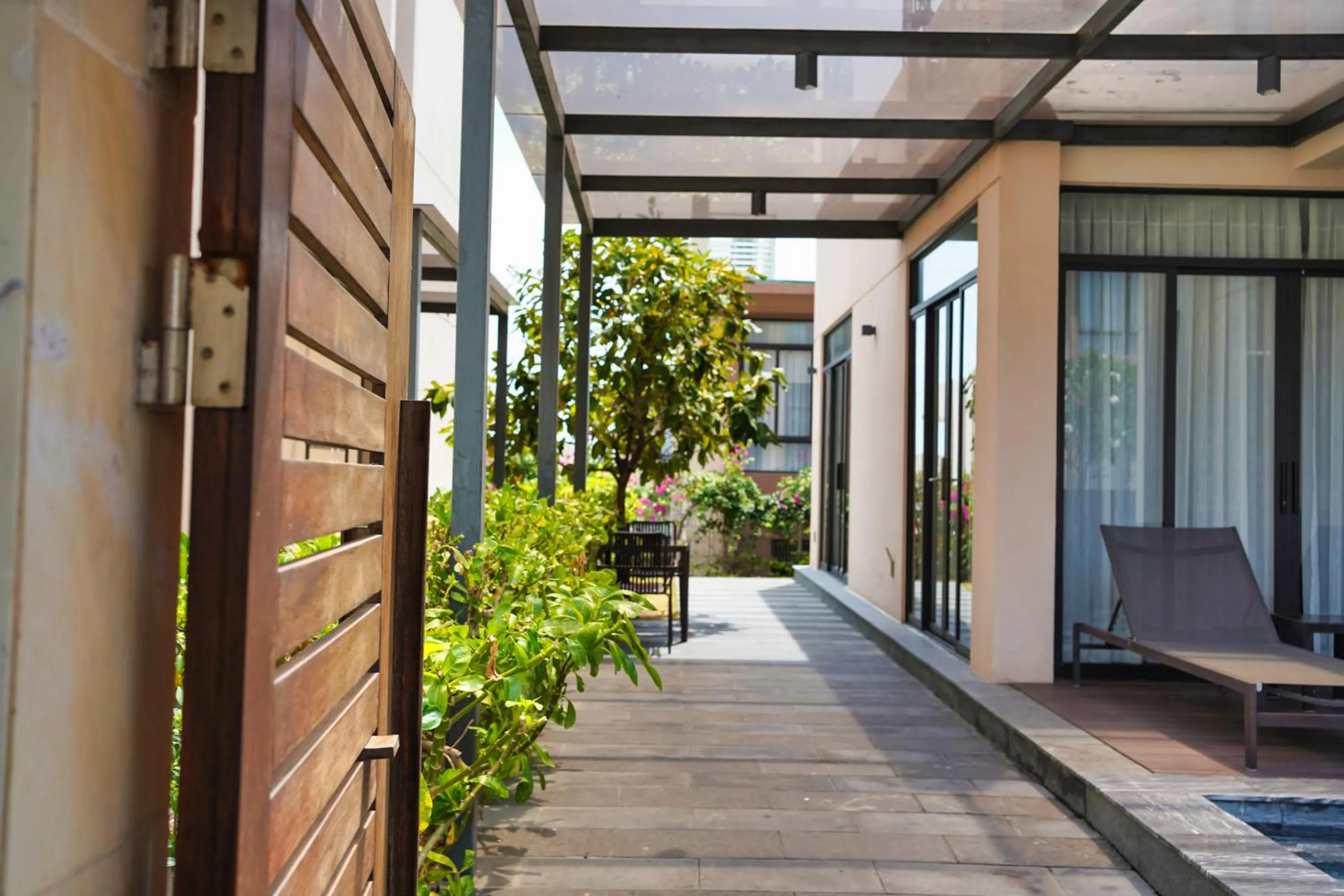 Patio in Seascape Villas In Long Beach Cam Ranh