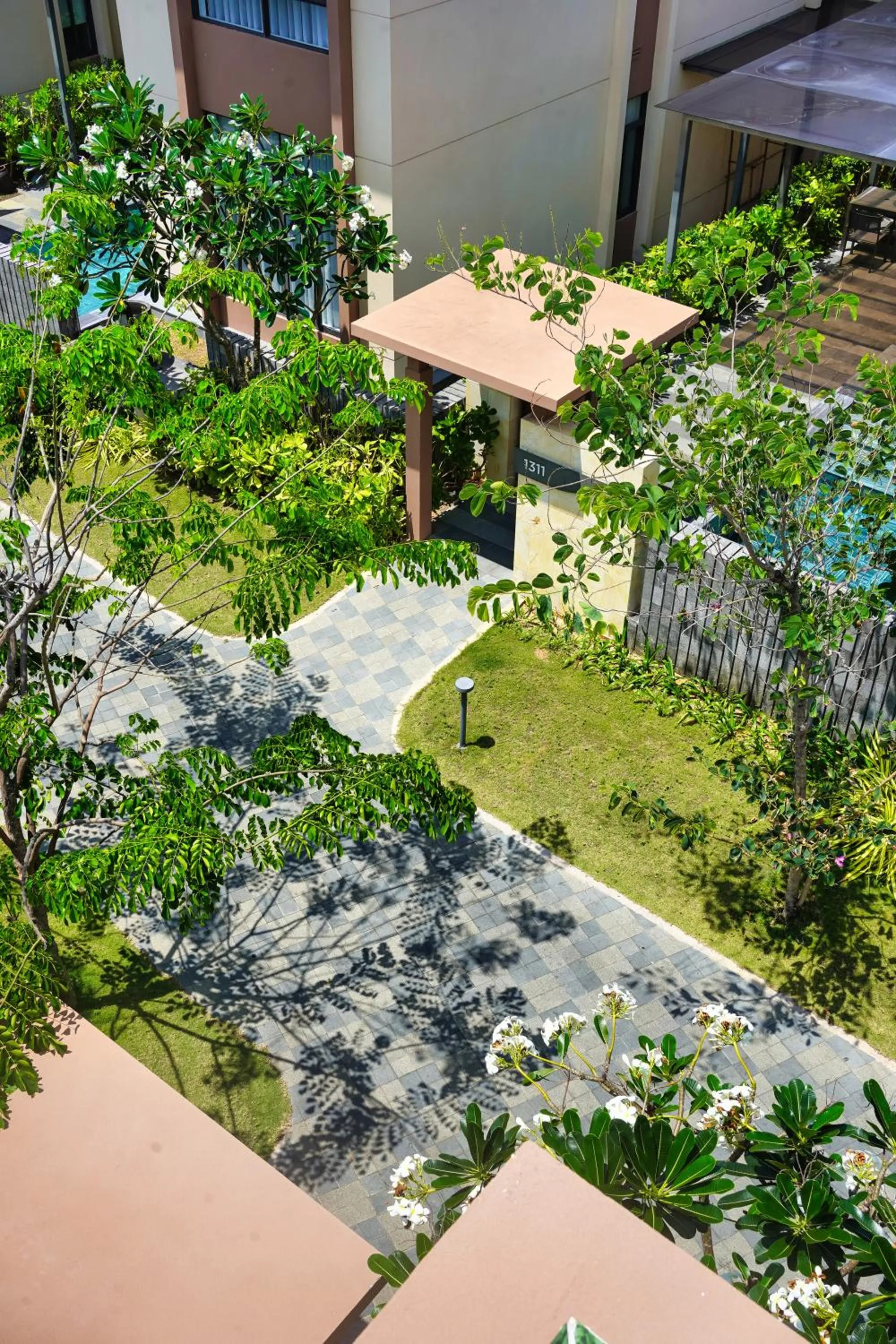 Garden in Seascape Villas In Long Beach Cam Ranh