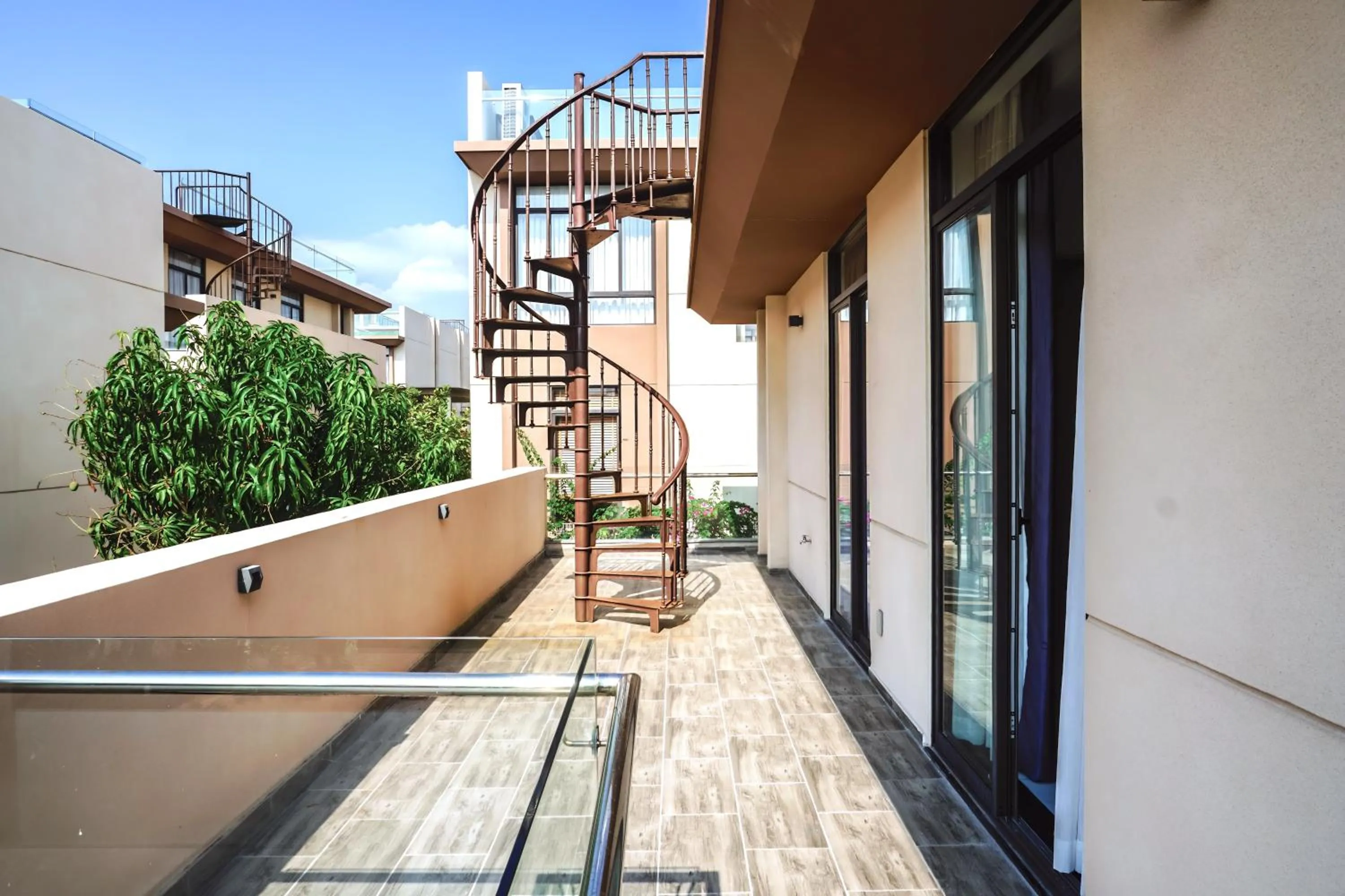 Balcony/Terrace in Seascape Villas In Long Beach Cam Ranh