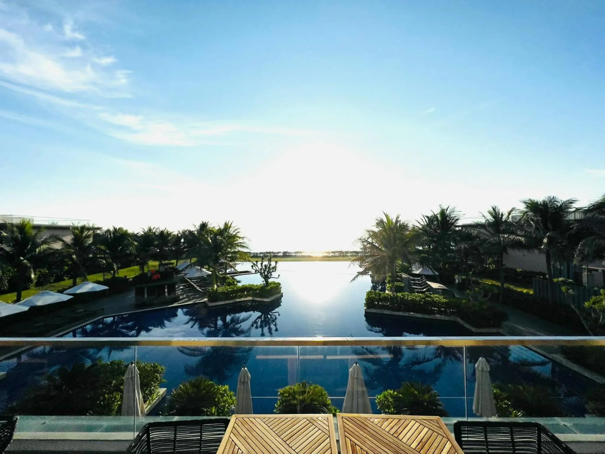 Pool view in Seascape Villas In Long Beach Cam Ranh