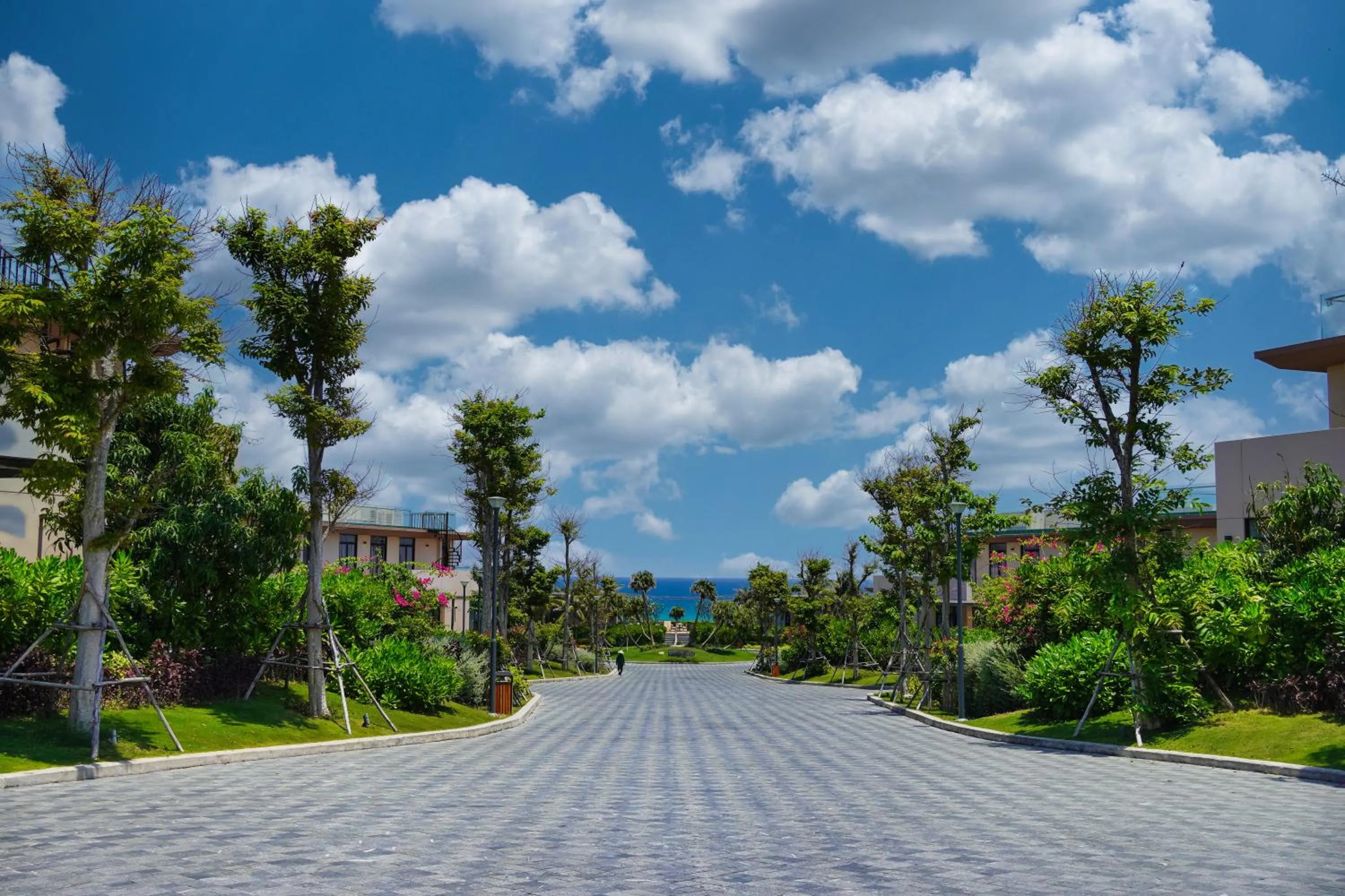 Street view in Seascape Villas In Long Beach Cam Ranh