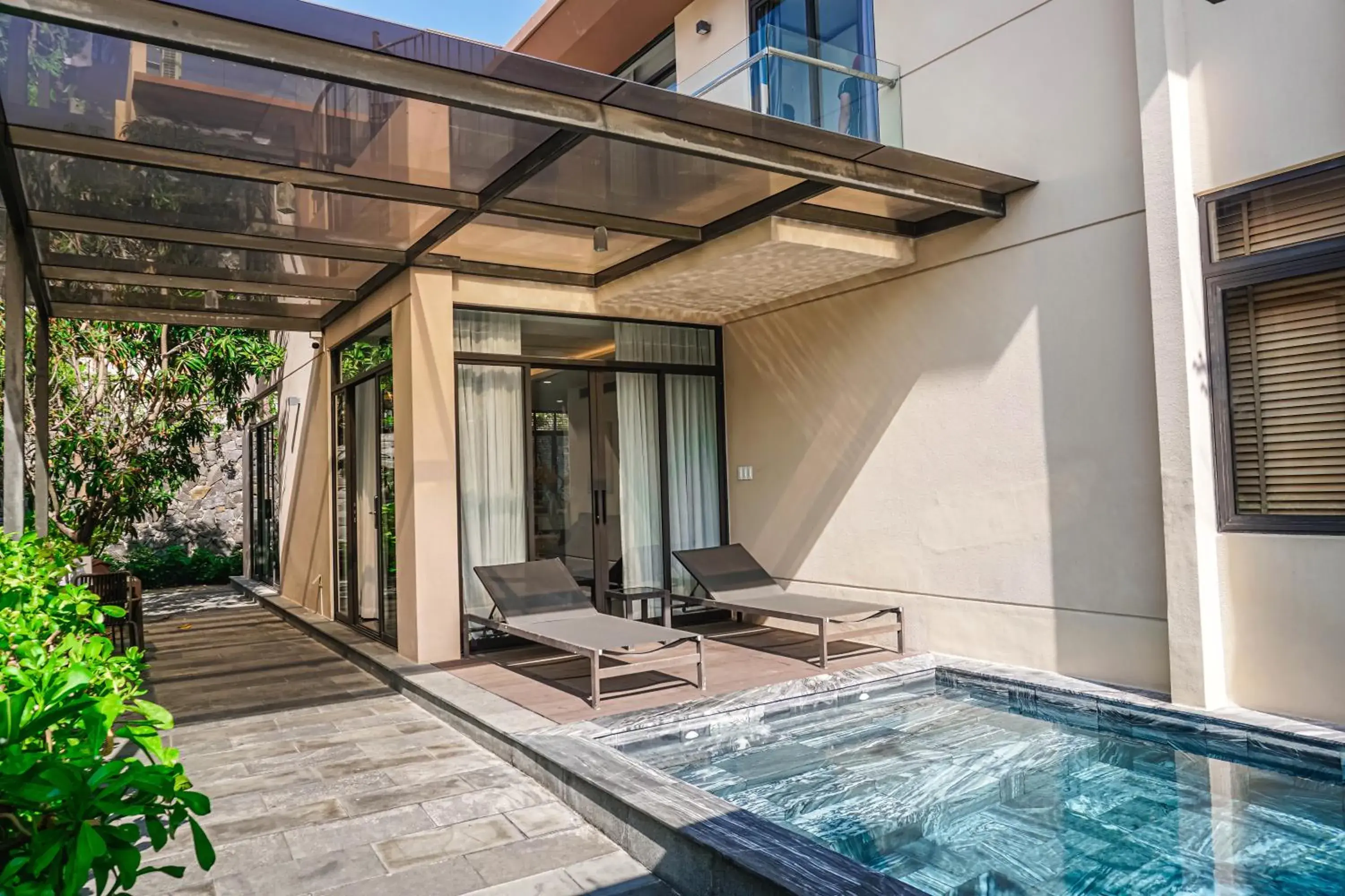 Pool view in Seascape Villas In Long Beach Cam Ranh Pool view in Seascape Villas In Long Beach Cam Ranh