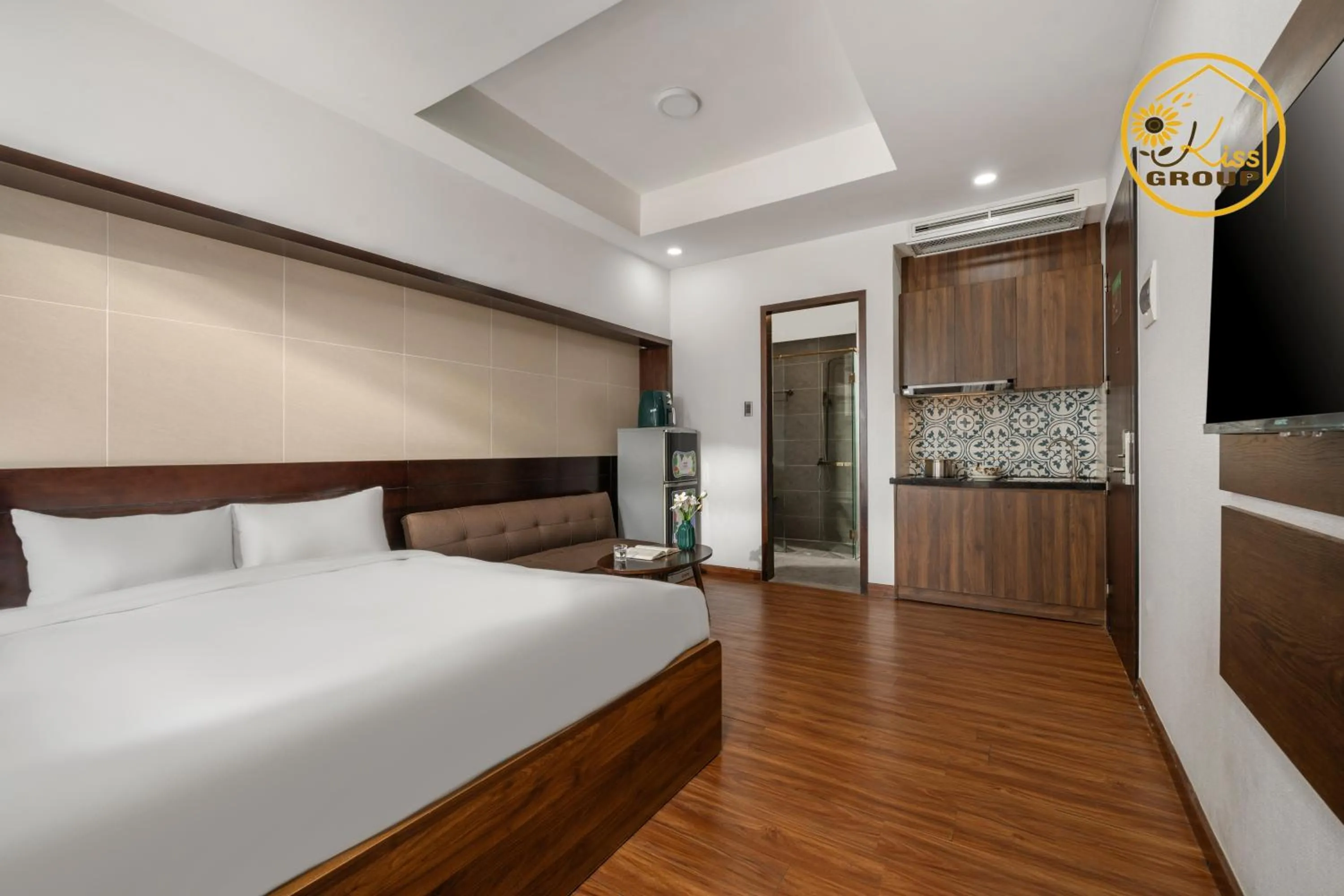 Bed in Tokyo Boutique Front Beach Hotel