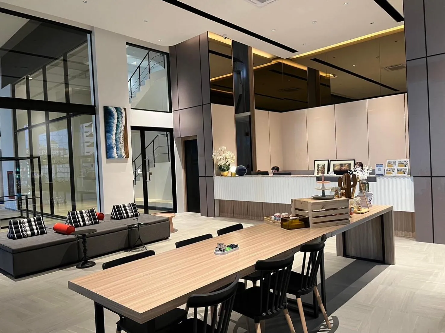 Seating area in Hatyai Midtown Hotel