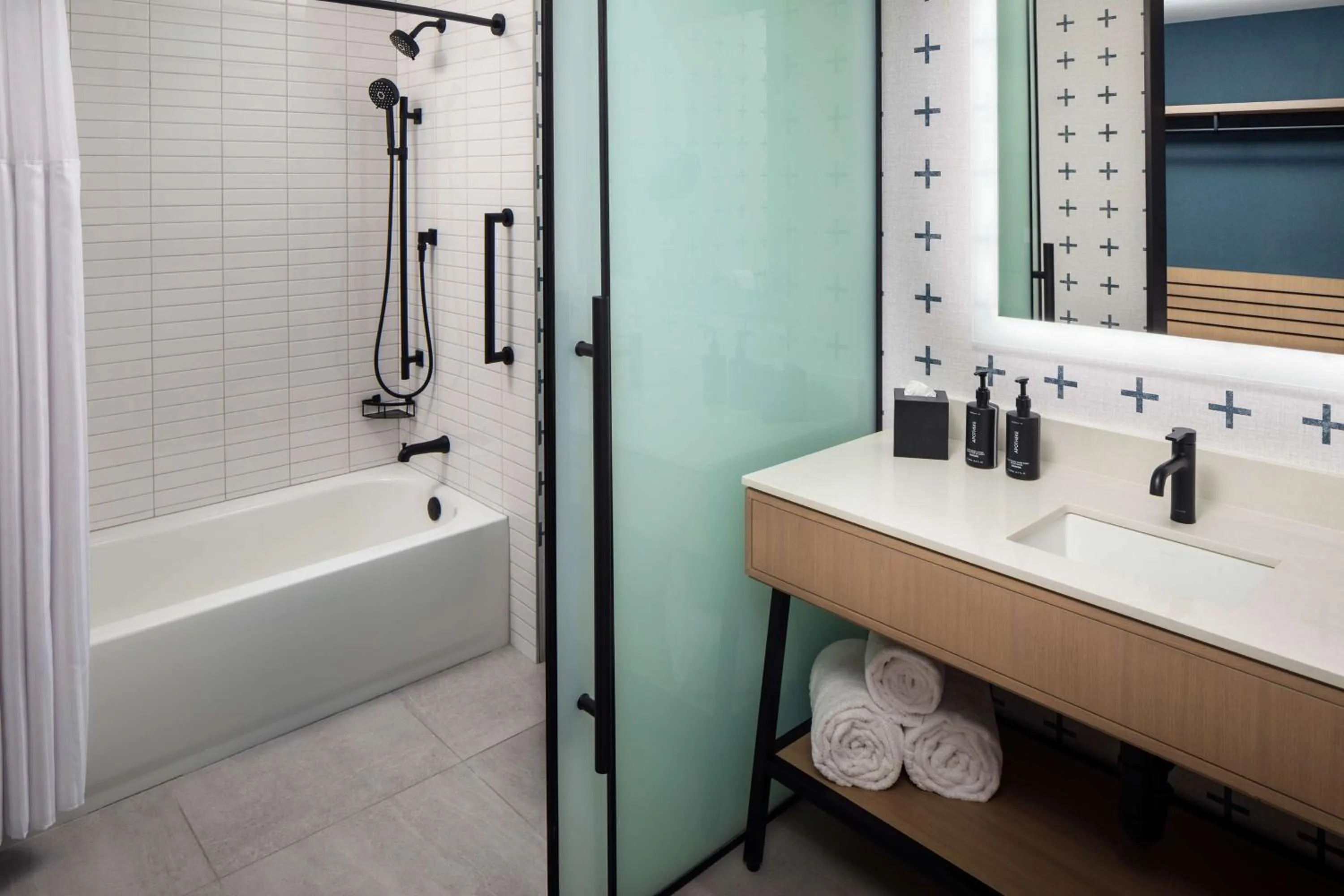 Bathroom in Canopy By Hilton Sioux Falls Downtown