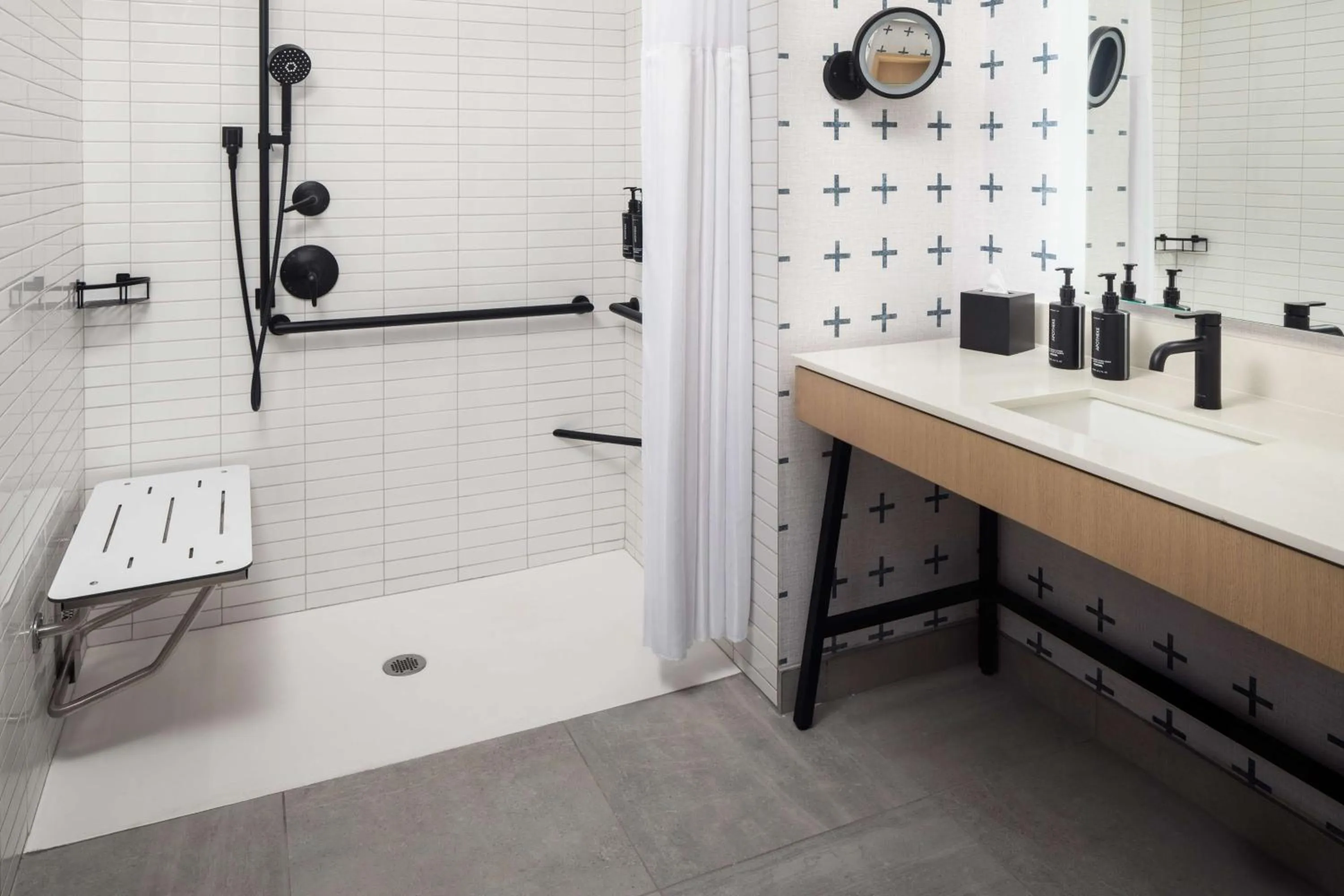 Bathroom in Canopy By Hilton Sioux Falls Downtown