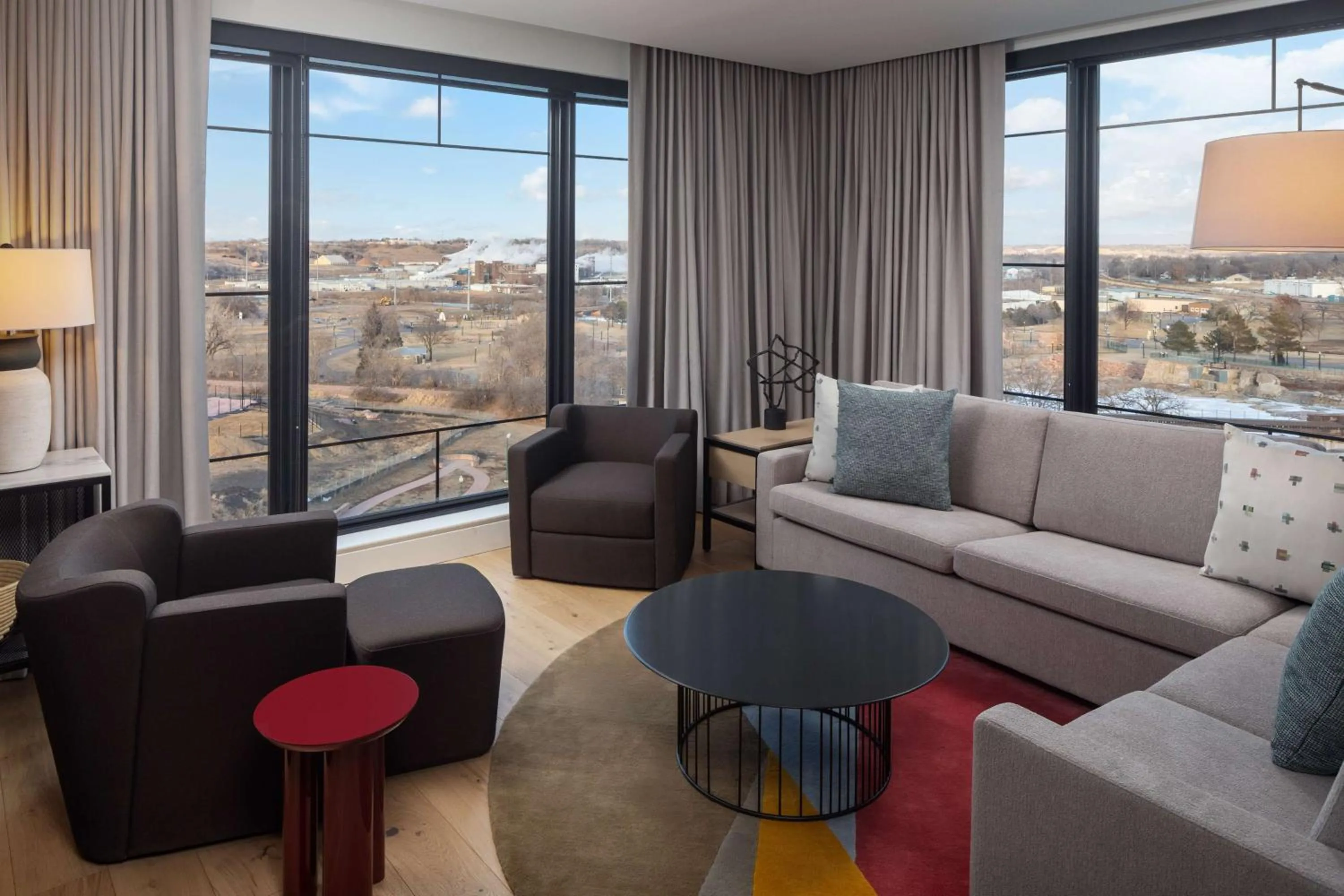 Living room in Canopy By Hilton Sioux Falls Downtown