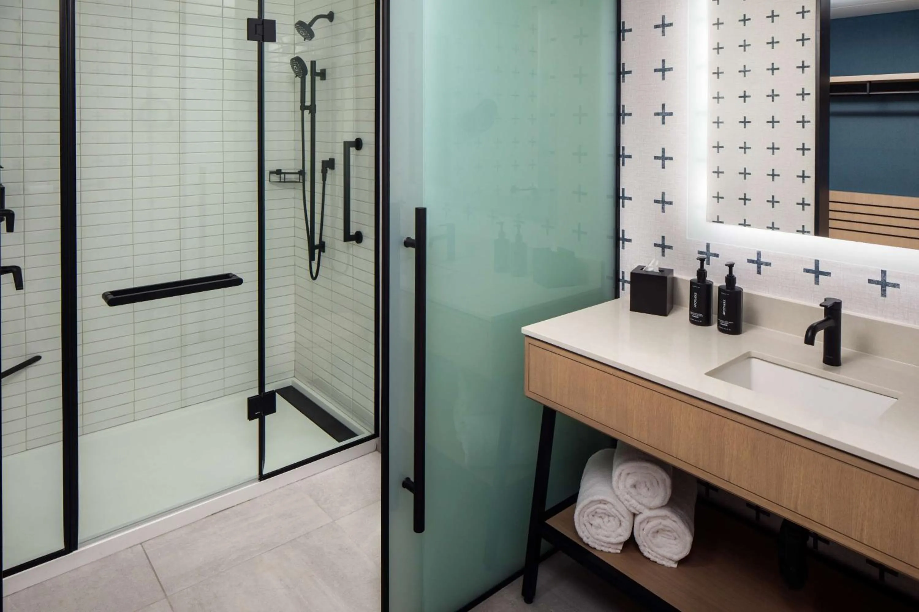 Bathroom in Canopy By Hilton Sioux Falls Downtown