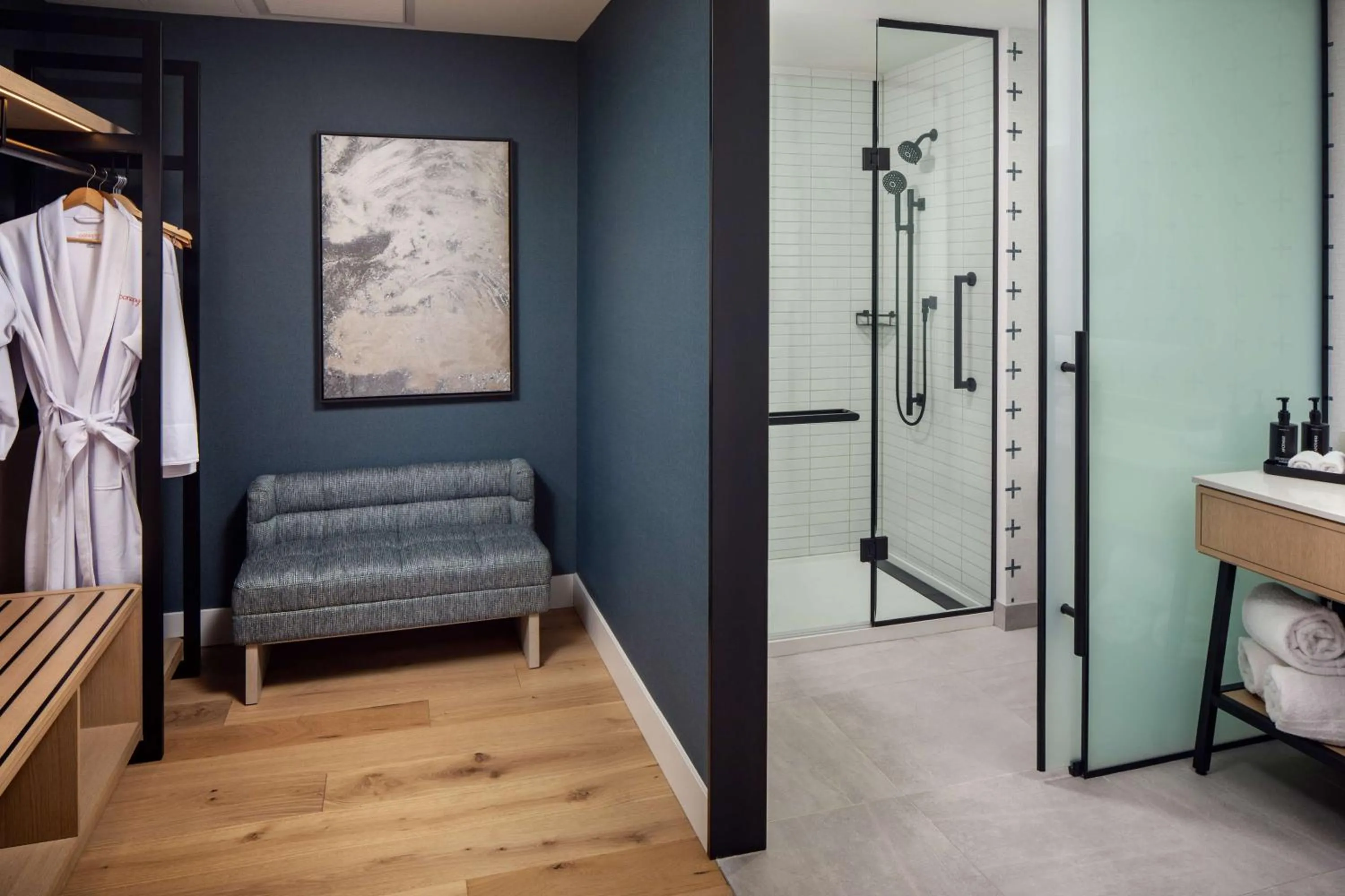 Bathroom in Canopy By Hilton Sioux Falls Downtown